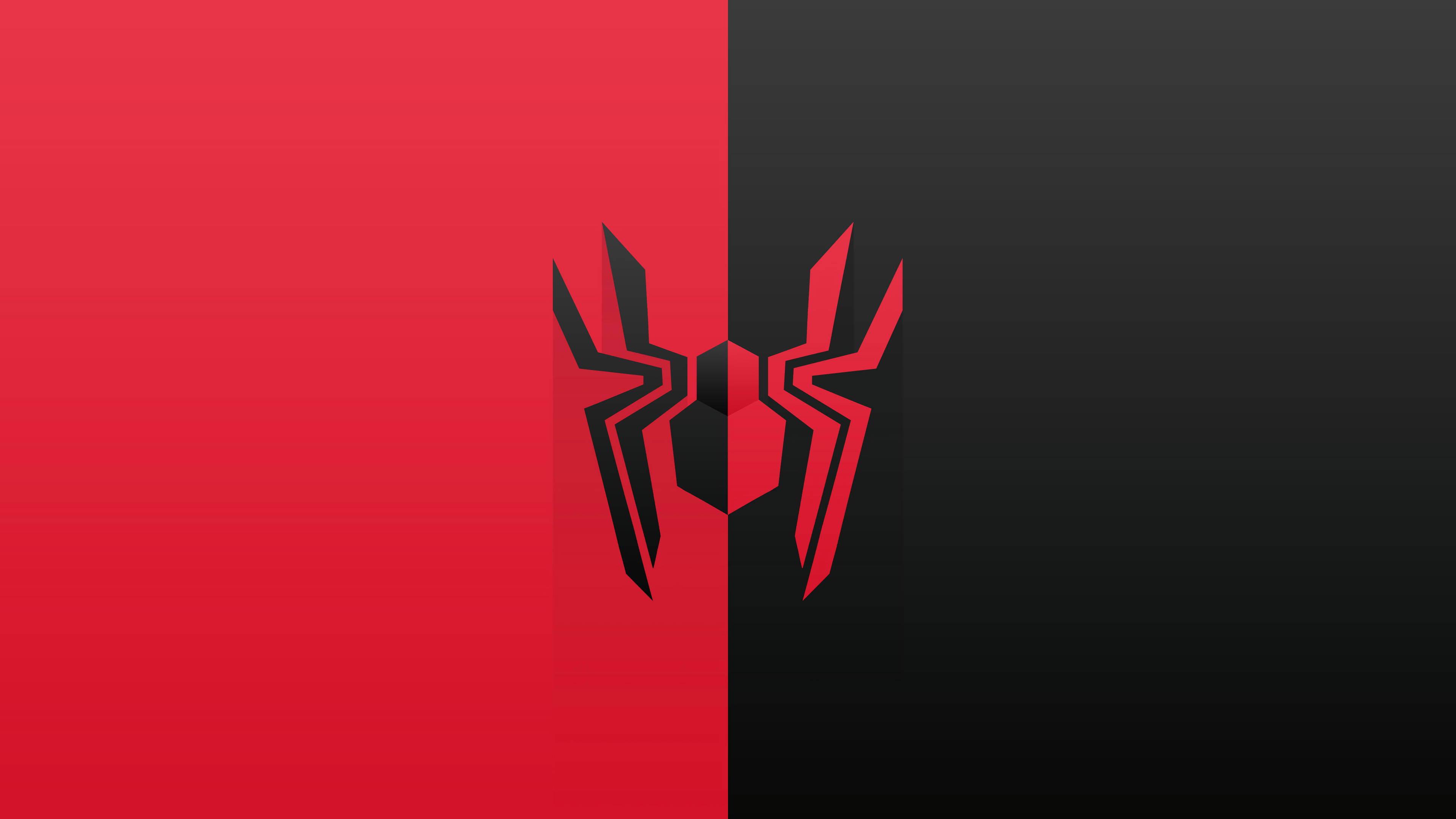 Nyeusi Nyekundu 4K Spider-Man Picha ya Ukuta