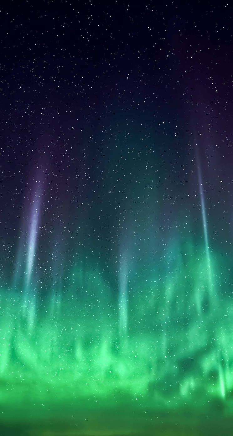 Nyota Zinazoanguka iOS 7 Picha ya Ukuta
