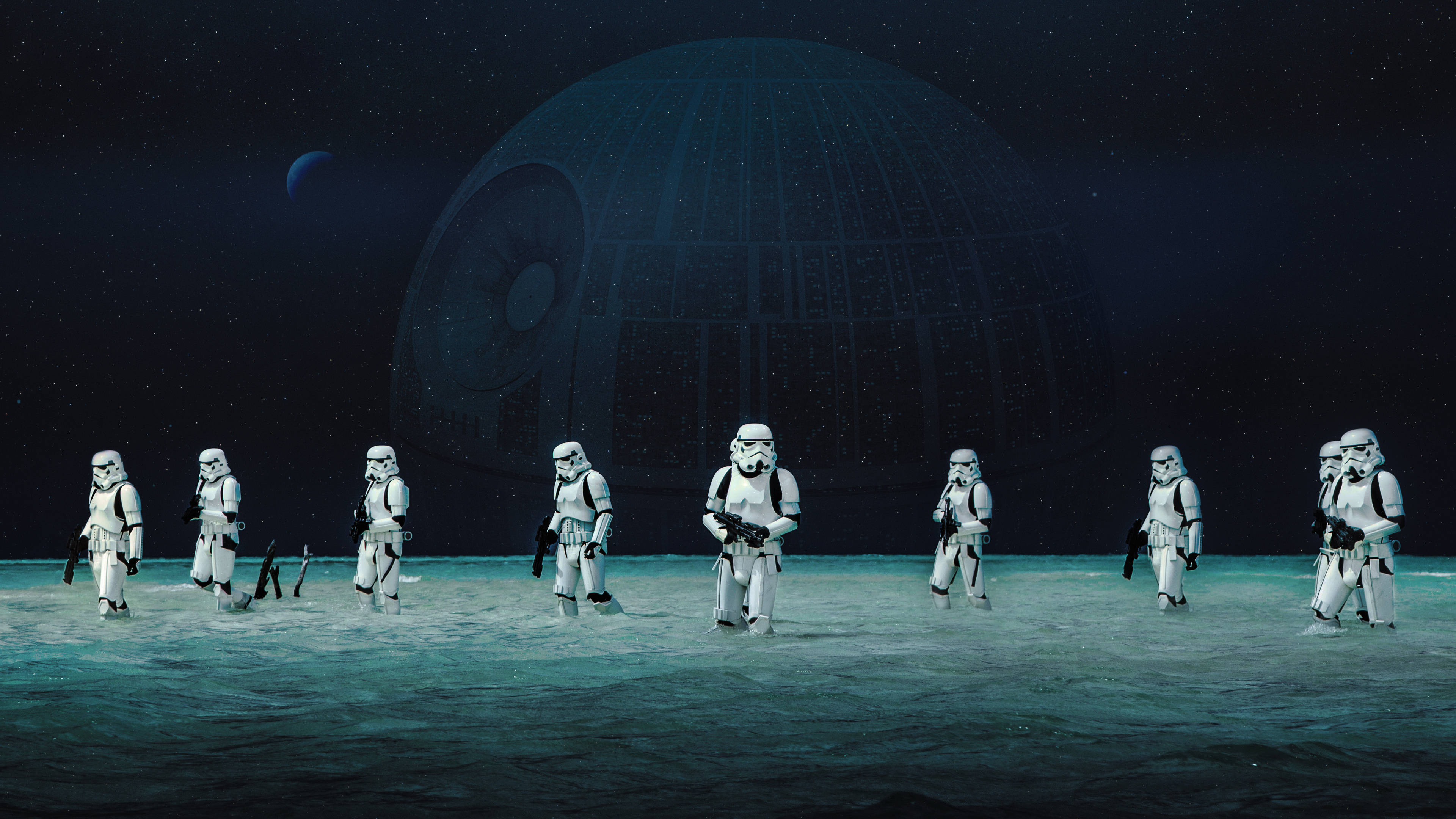 Nyuma ya Chromebook ya Star Wars Picha ya Ukuta