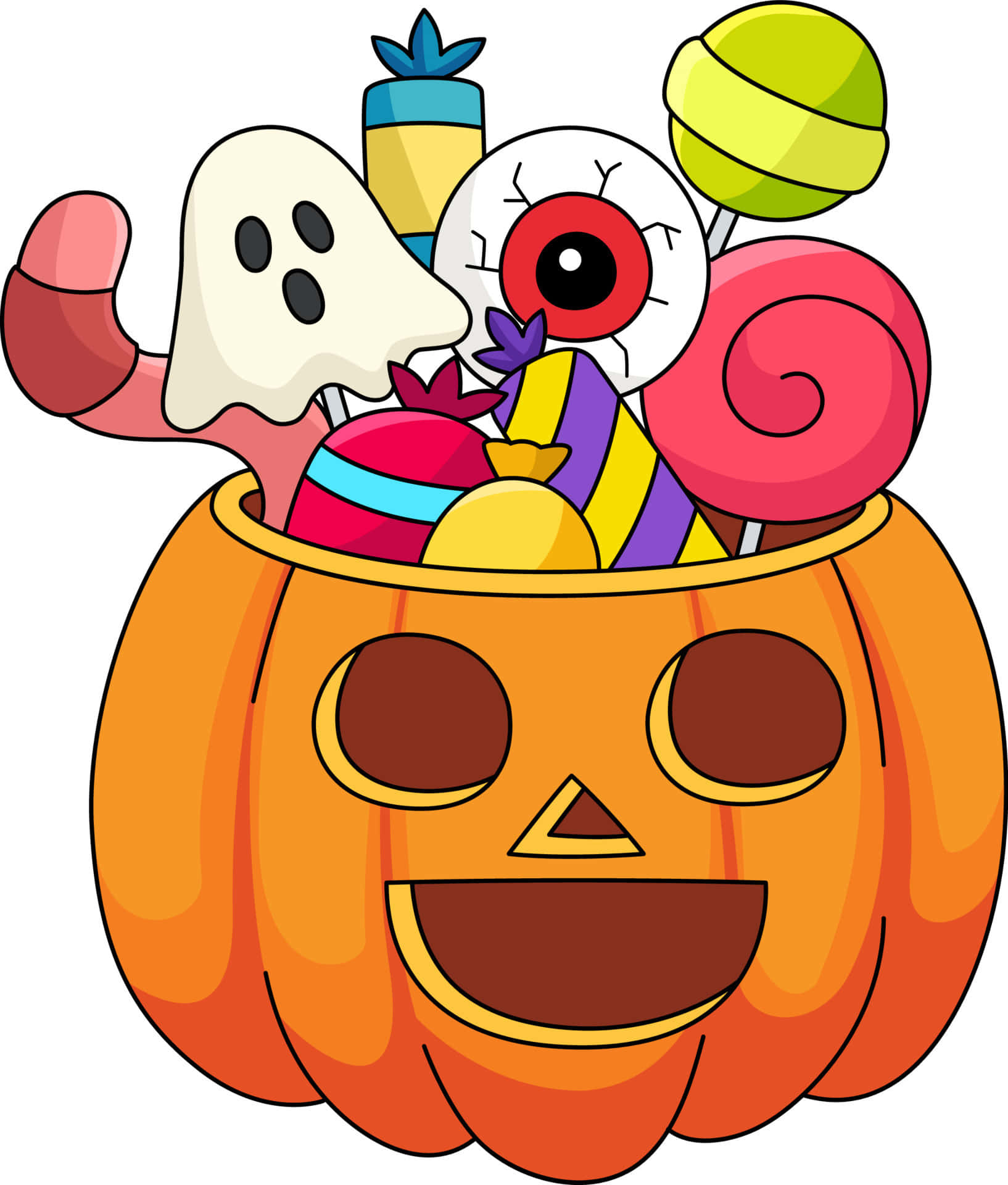 Nyumba ya kufuru iliyojazwa na mambo ya ajabu ya kutisha usiku wa Halloween wa ajabu! Picha ya Ukuta