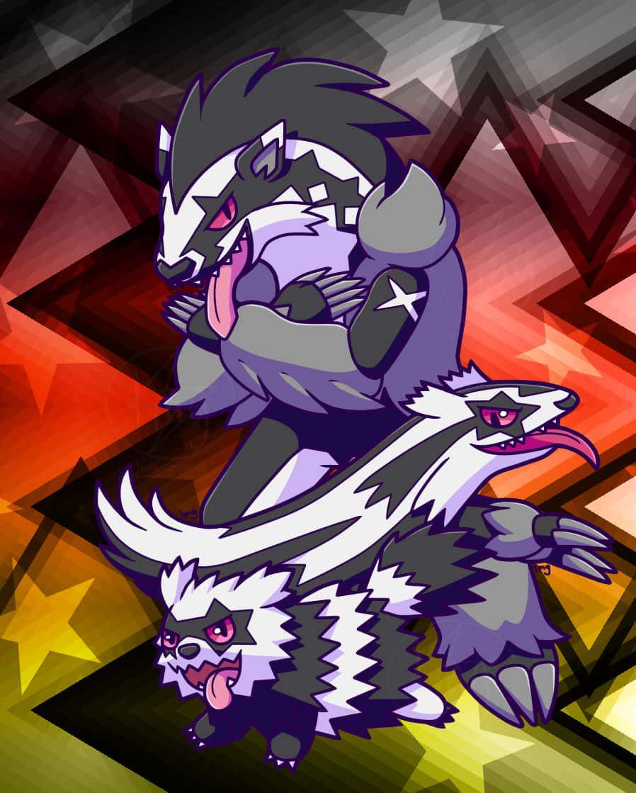 Obstagoon, Zigzagoon, Na Linoone Picha ya Ukuta