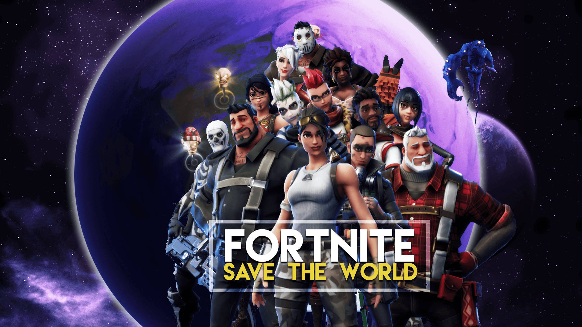Okoa dunia katika Fortnite Picha ya Ukuta