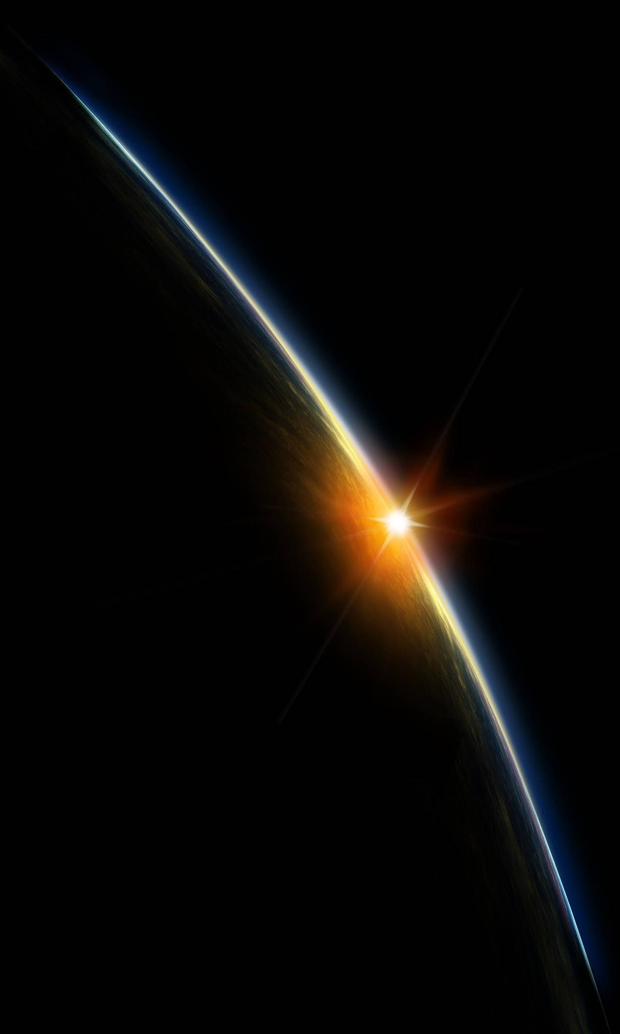 OLED Mstari wa Ufuo Mshale Picha ya Ukuta