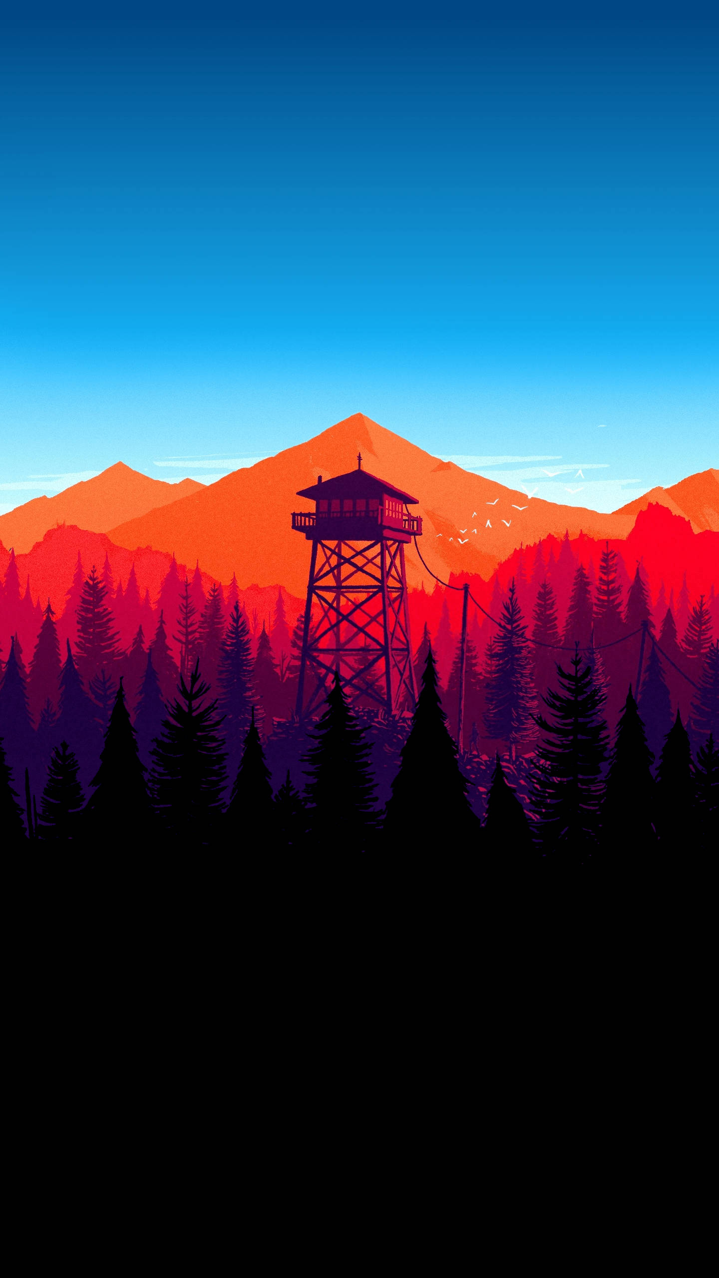 OLED Watch Tower Picha ya Ukuta