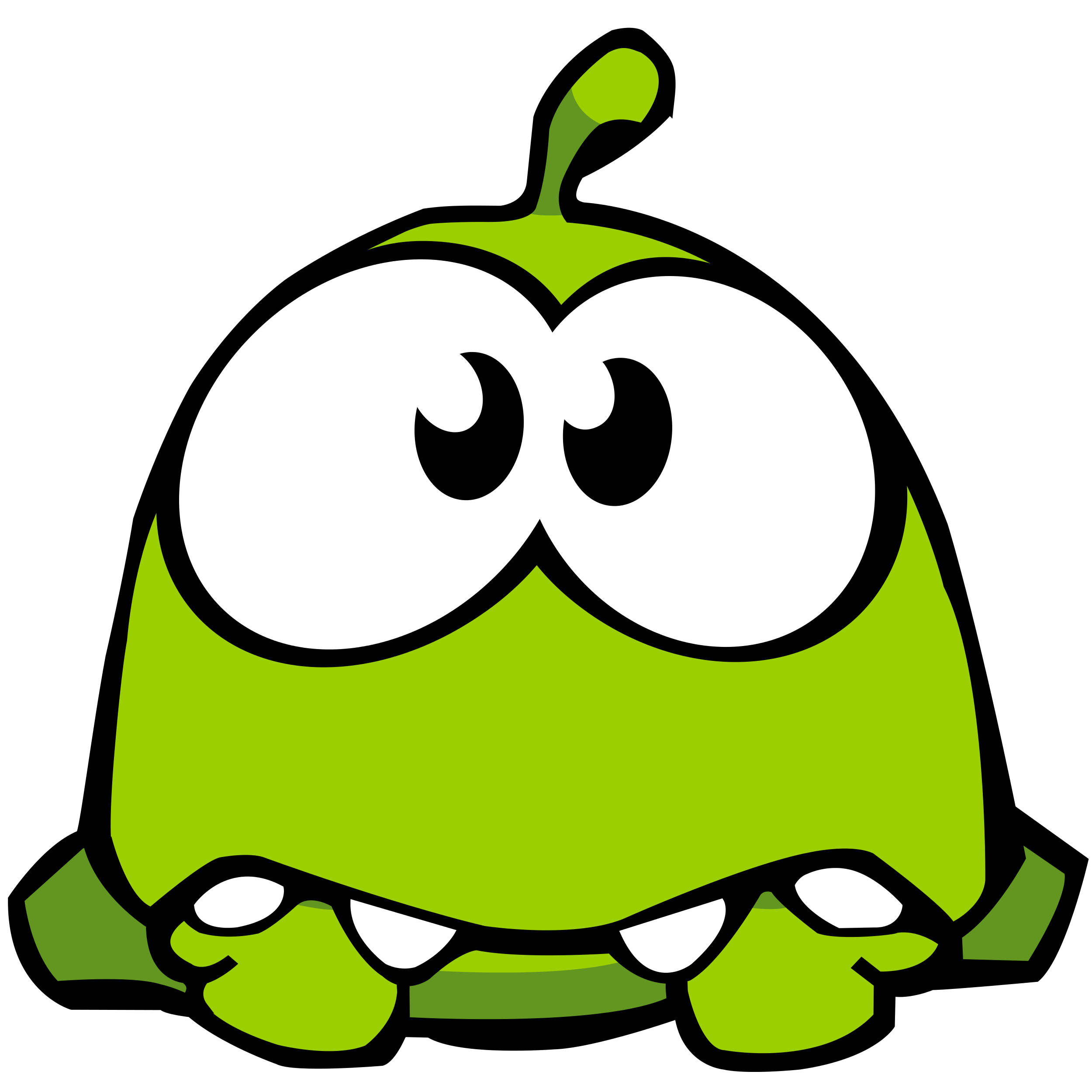 Om Nom Chura Mrembo Picha ya Ukuta