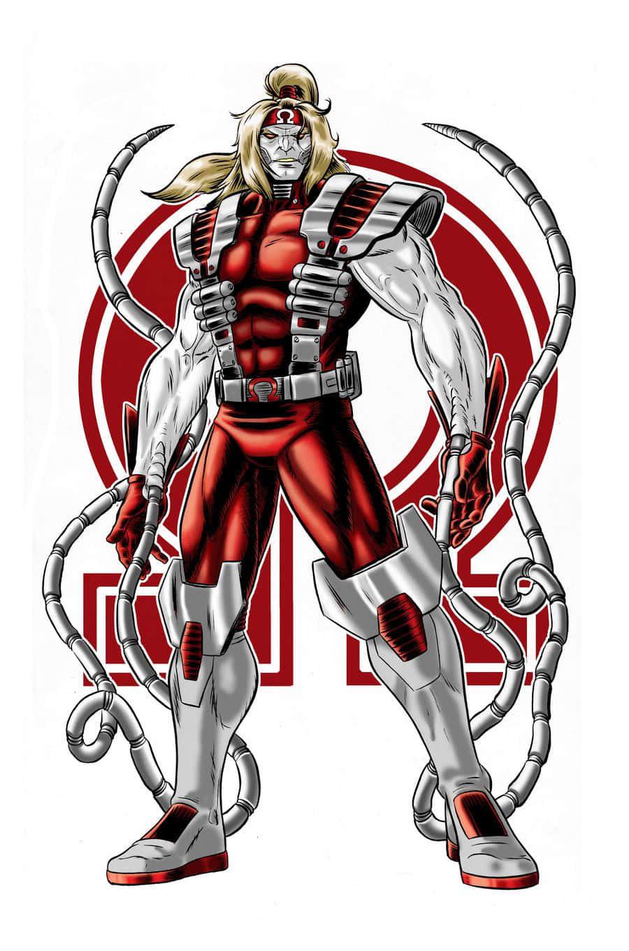 Omega Red, mhusika wa mutanti wa kutisha Picha ya Ukuta