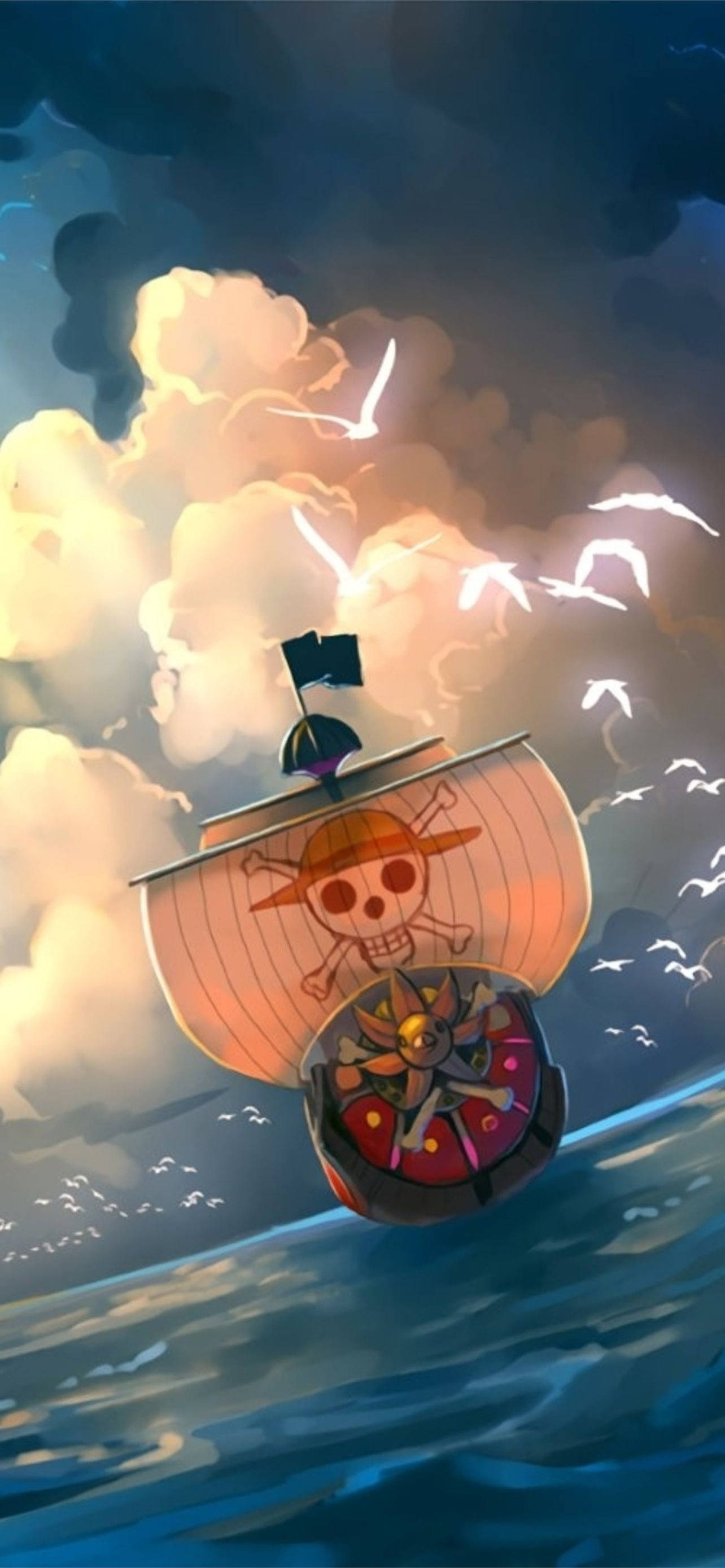 One Piece Aesthetic iPhone Xr Picha ya Ukuta