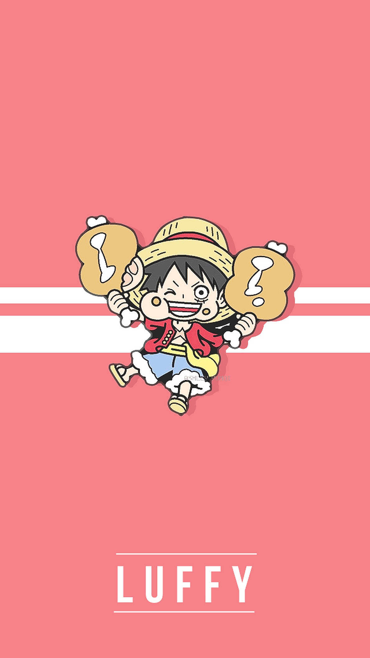 One Piece Luffy Mzuri iPhone Picha ya Ukuta