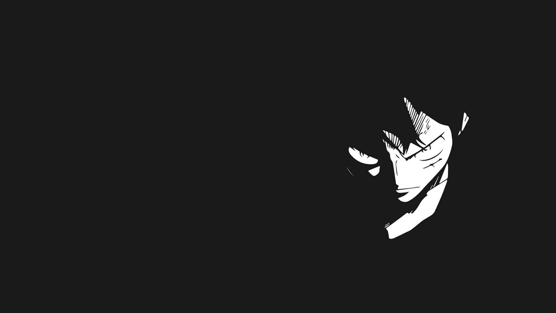 One Piece Luffy Nyeusi Picha ya Ukuta