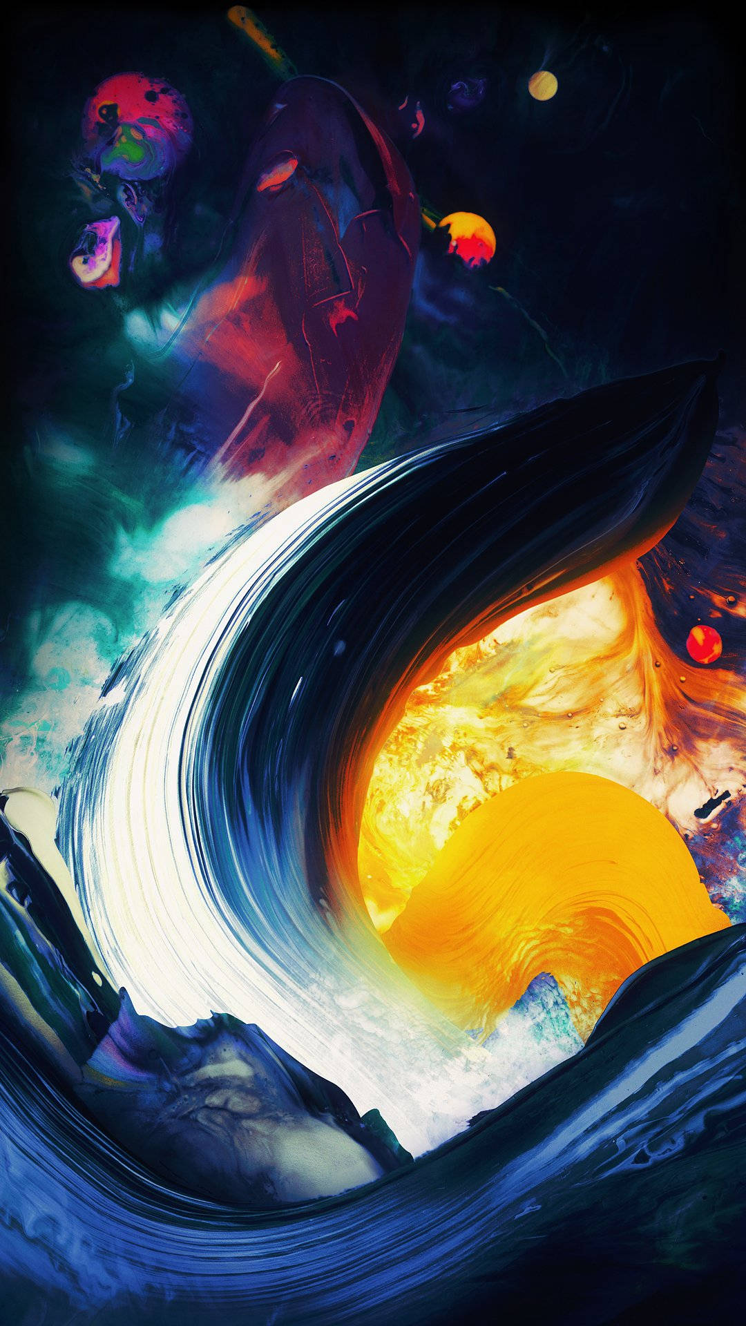 OnePlus Abstract Sci-Fi Art Picha ya Ukuta