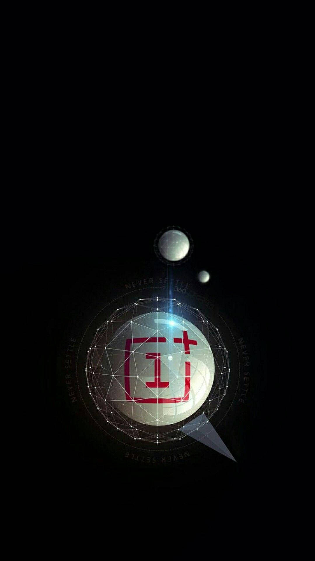OnePlus Bola Nyeupe Picha ya Ukuta