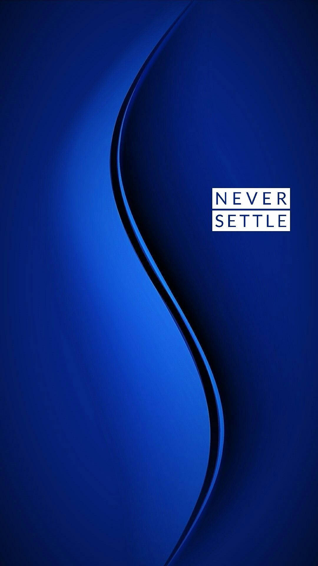 OnePlus Mviringo Bluu Picha ya Ukuta