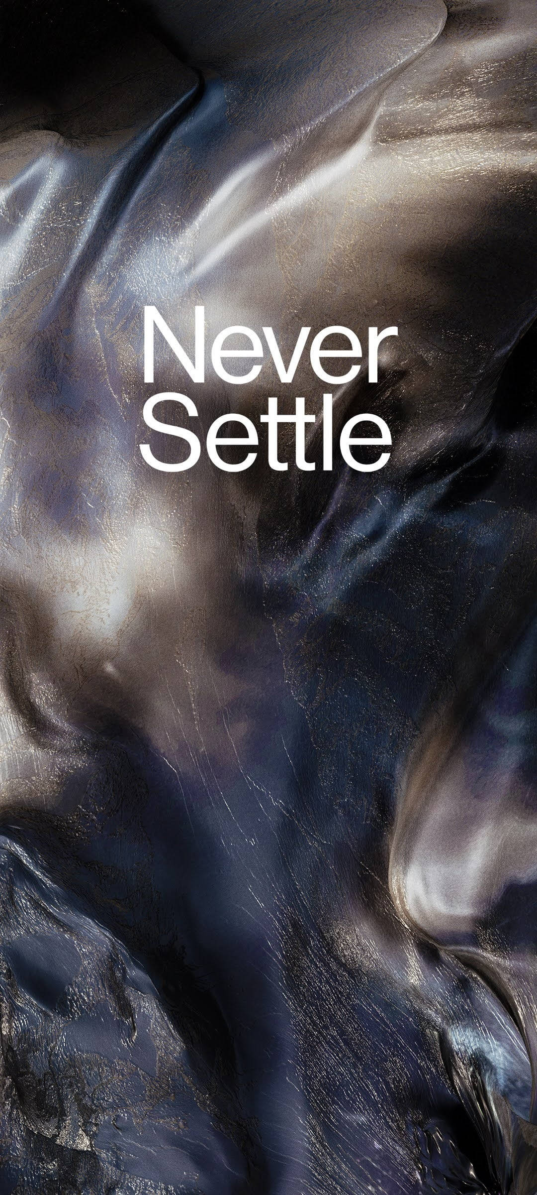 OnePlus Nord Never Settle Dropping Marble Picha ya Ukuta