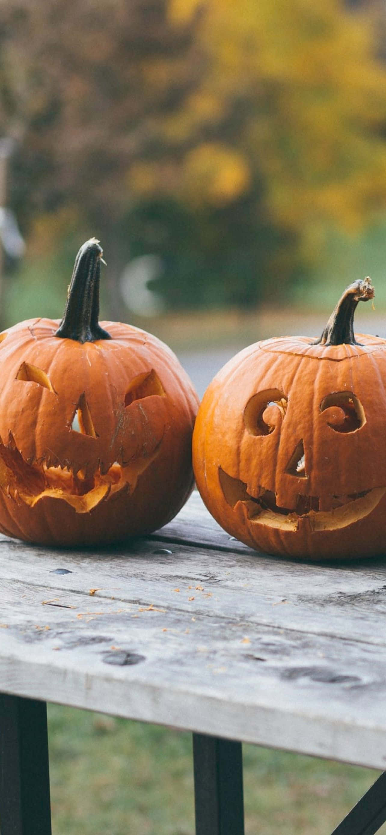 Ongeza furaha ya Halloween na iPhone yako Picha ya Ukuta