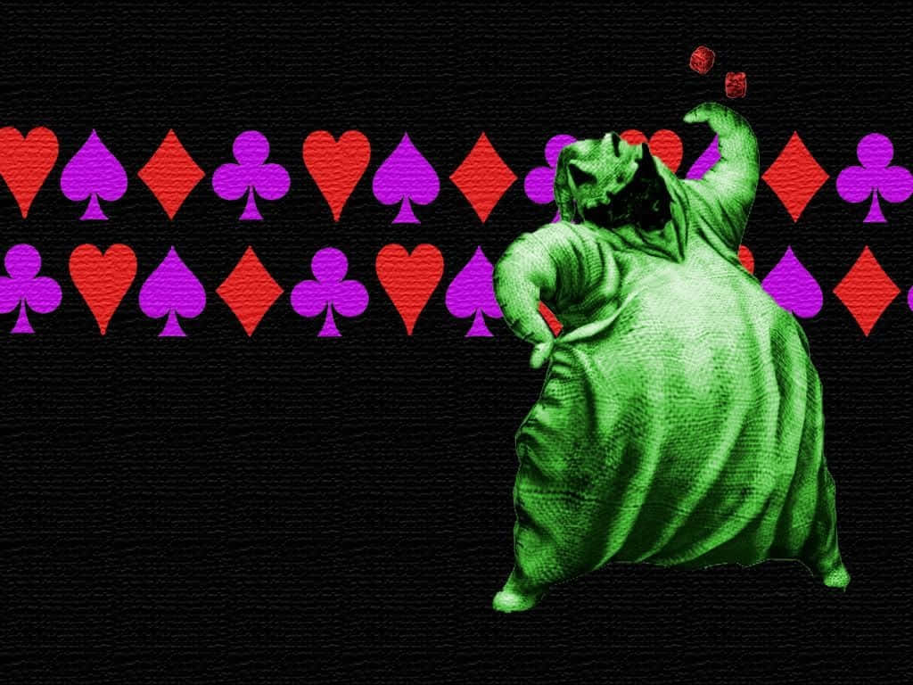 Oogie Boogie na Alama Nne za Kadi Picha ya Ukuta