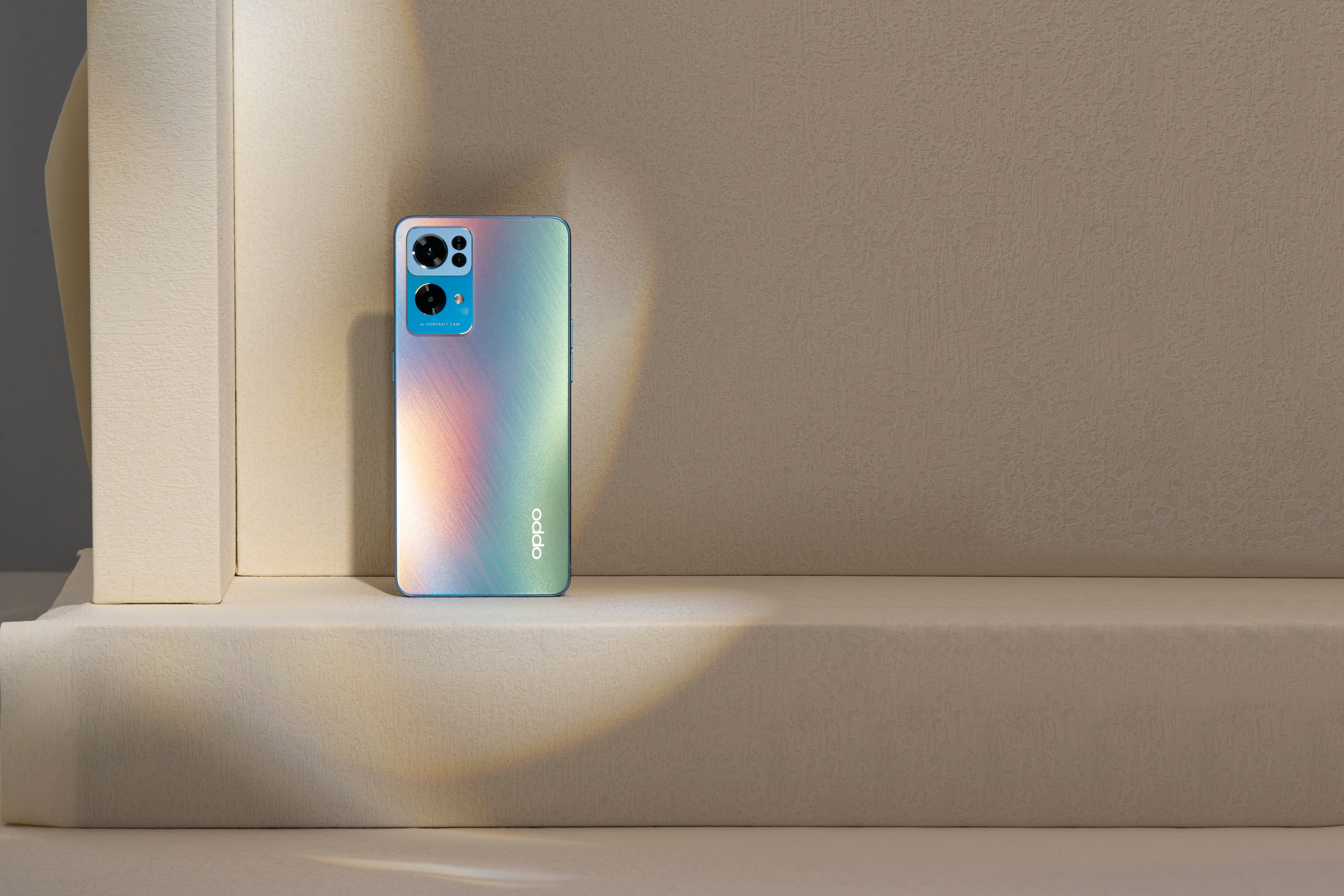 Oppo Smartphone Yenye Rangi Picha ya Ukuta