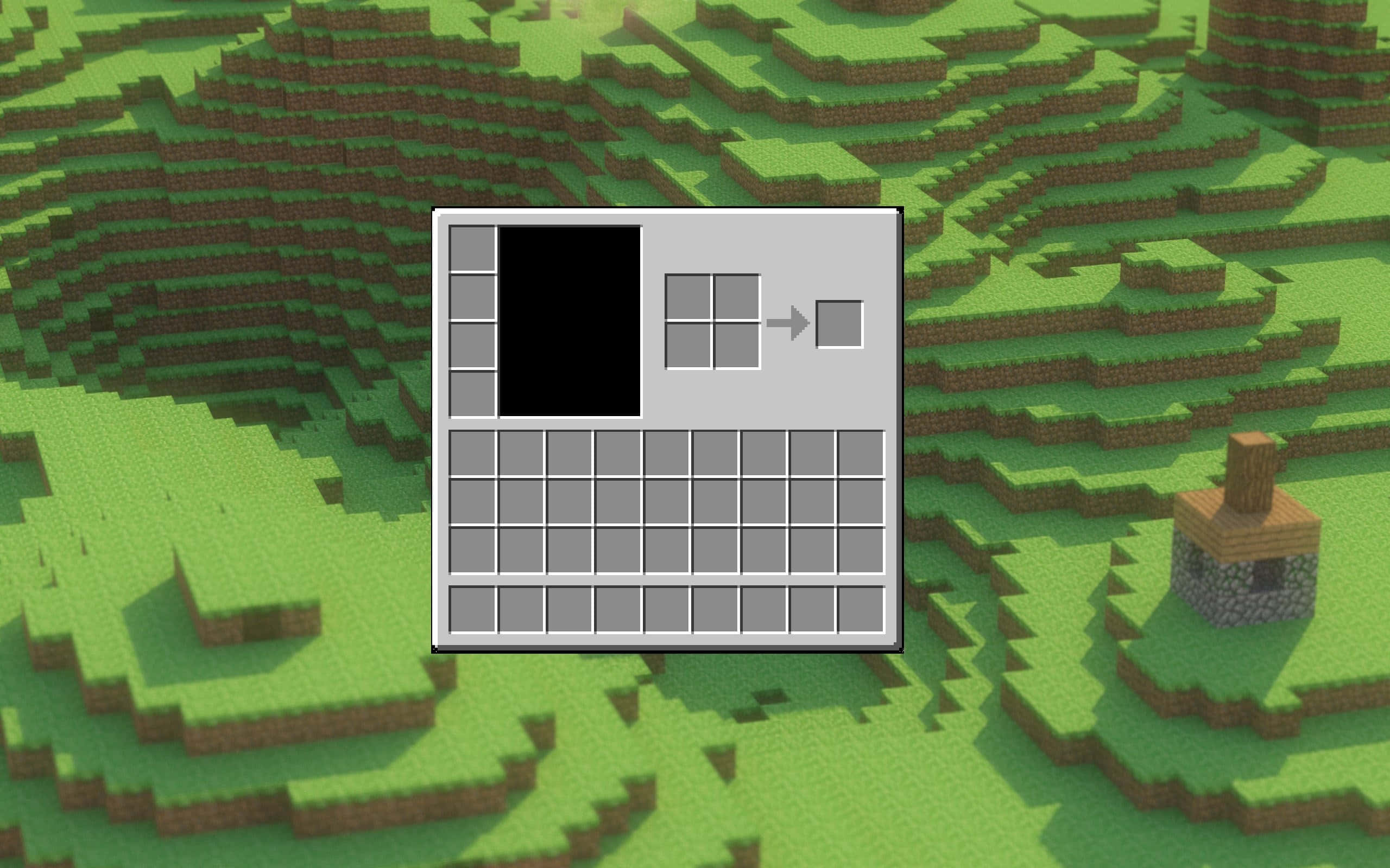 Orodha Tupu ya Minecraft Picha ya Ukuta