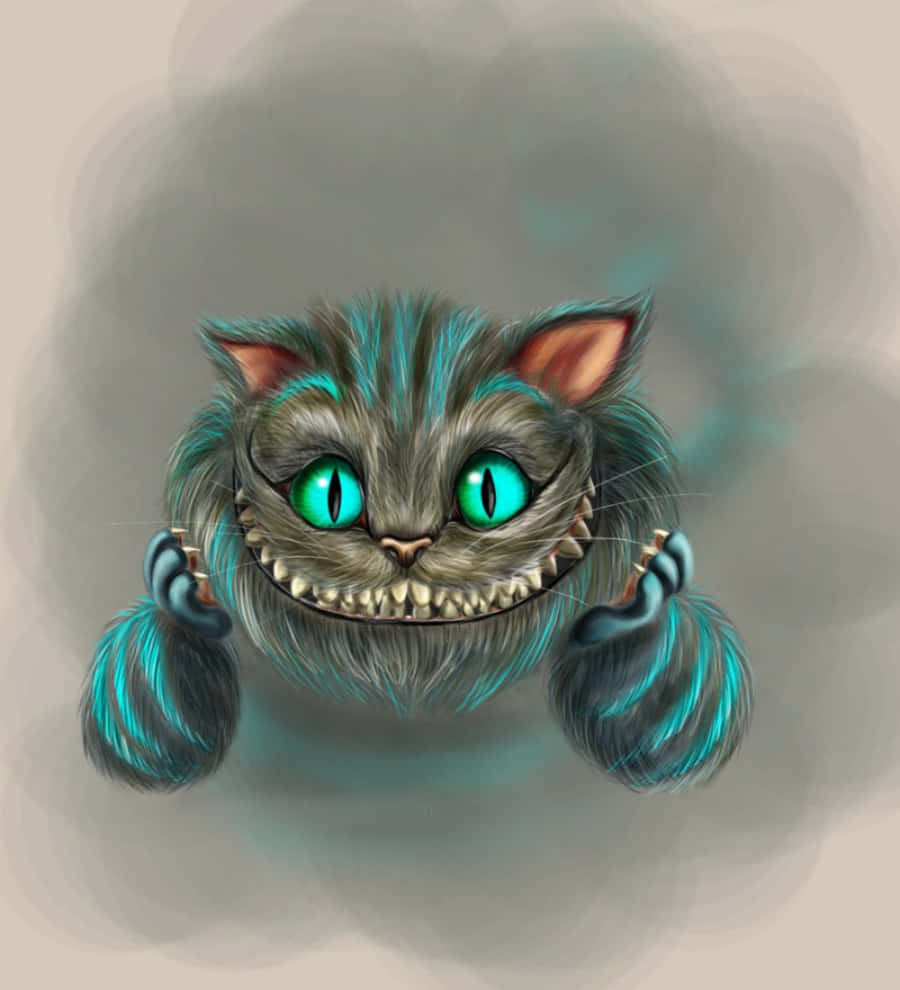 Paka Cheshire Ajua Yote Picha ya Ukuta