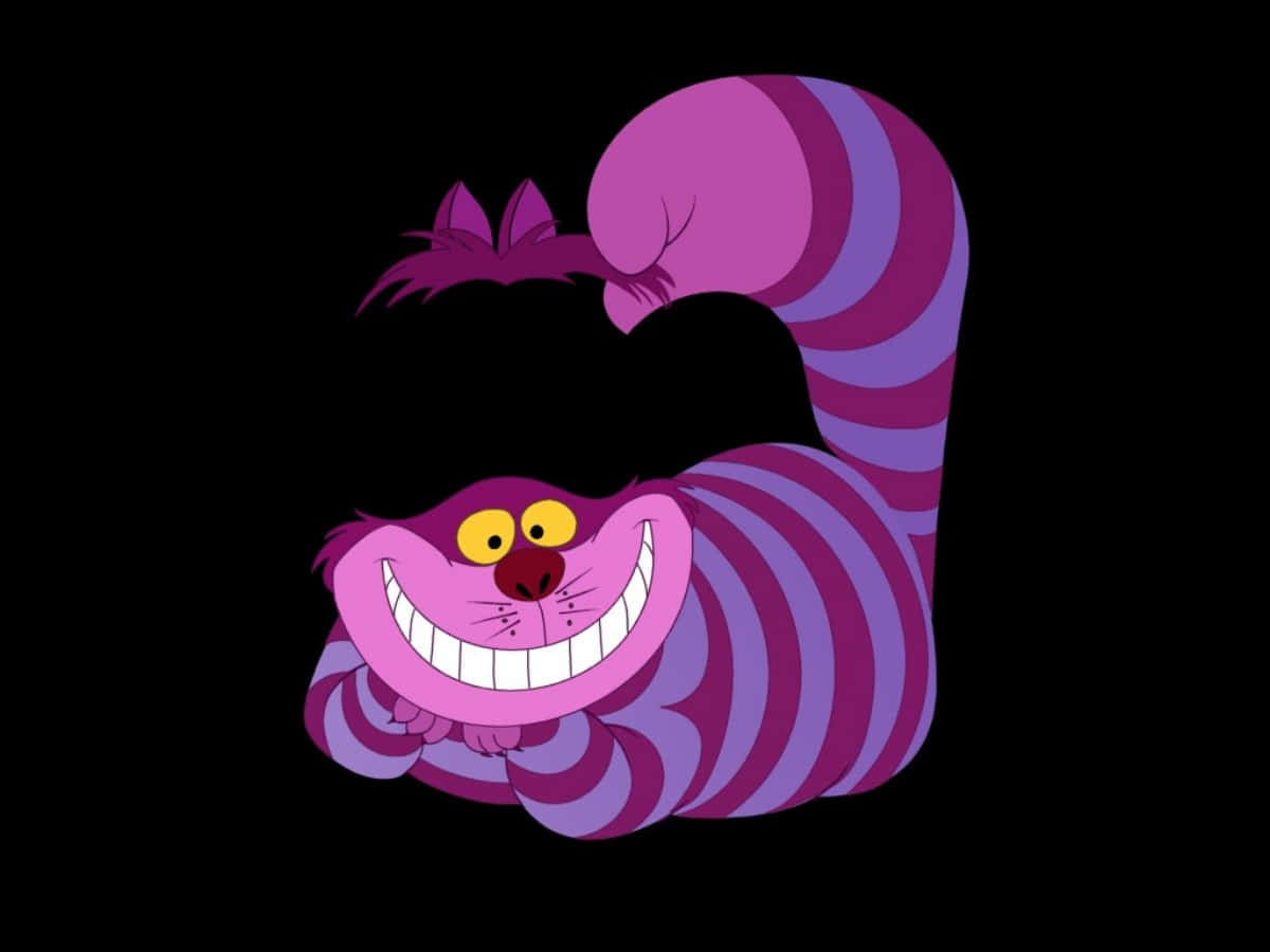 Paka wa Cheshire kutoka Alice katika Nchi ya Ajabu Picha ya Ukuta