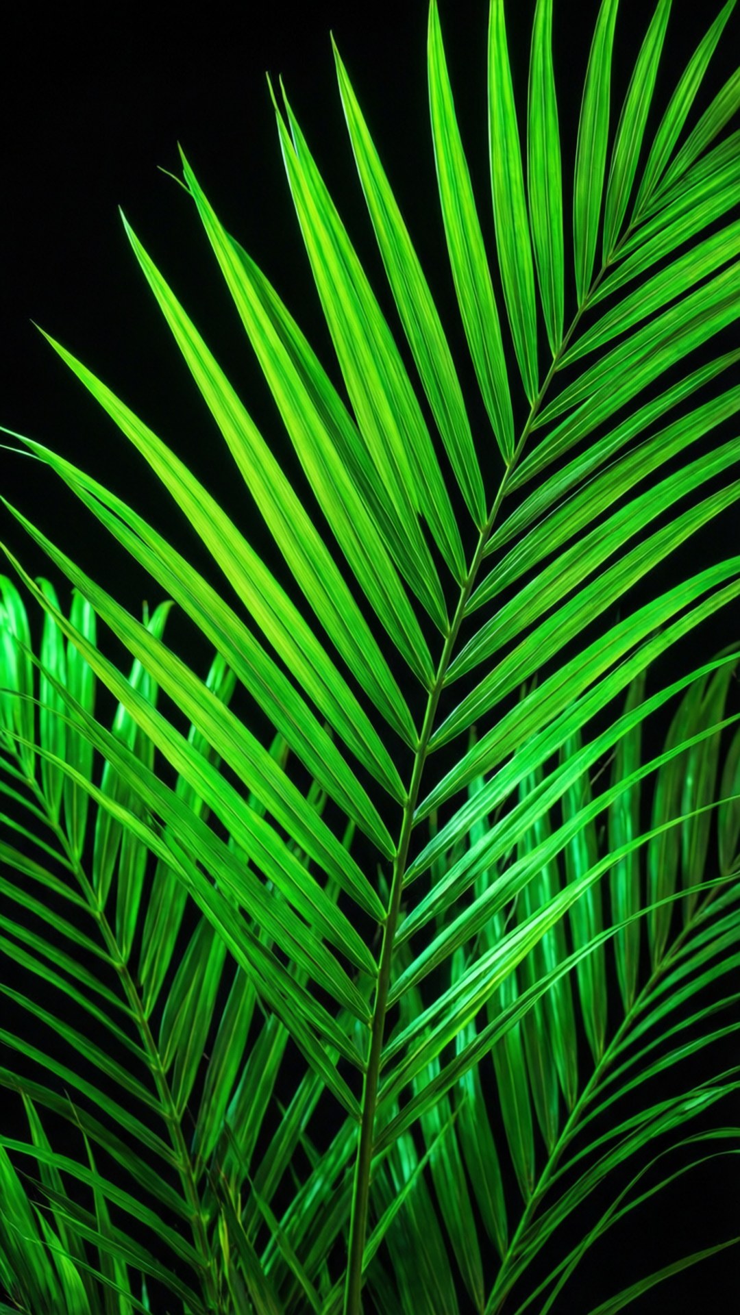 Palm Neon Picha ya Ukuta