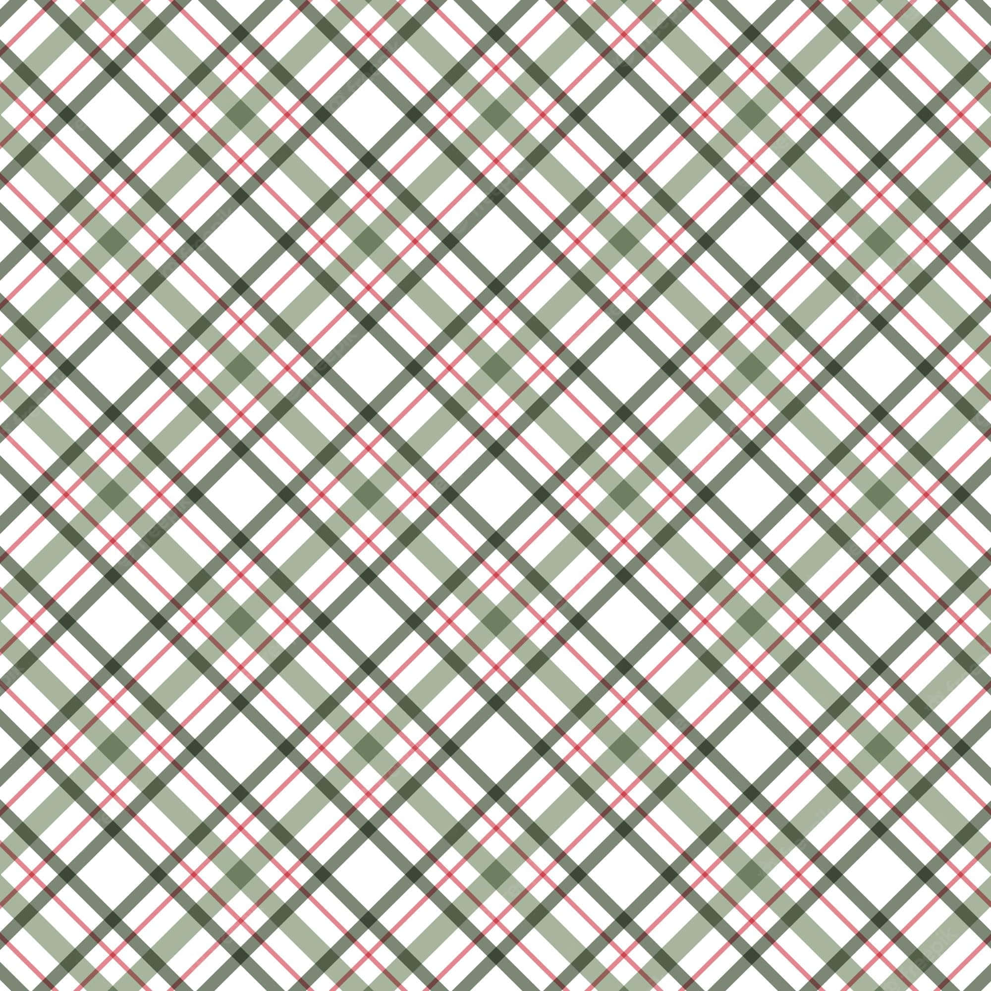Pamba Nyumba na Plaid ya Krismasi Picha ya Ukuta