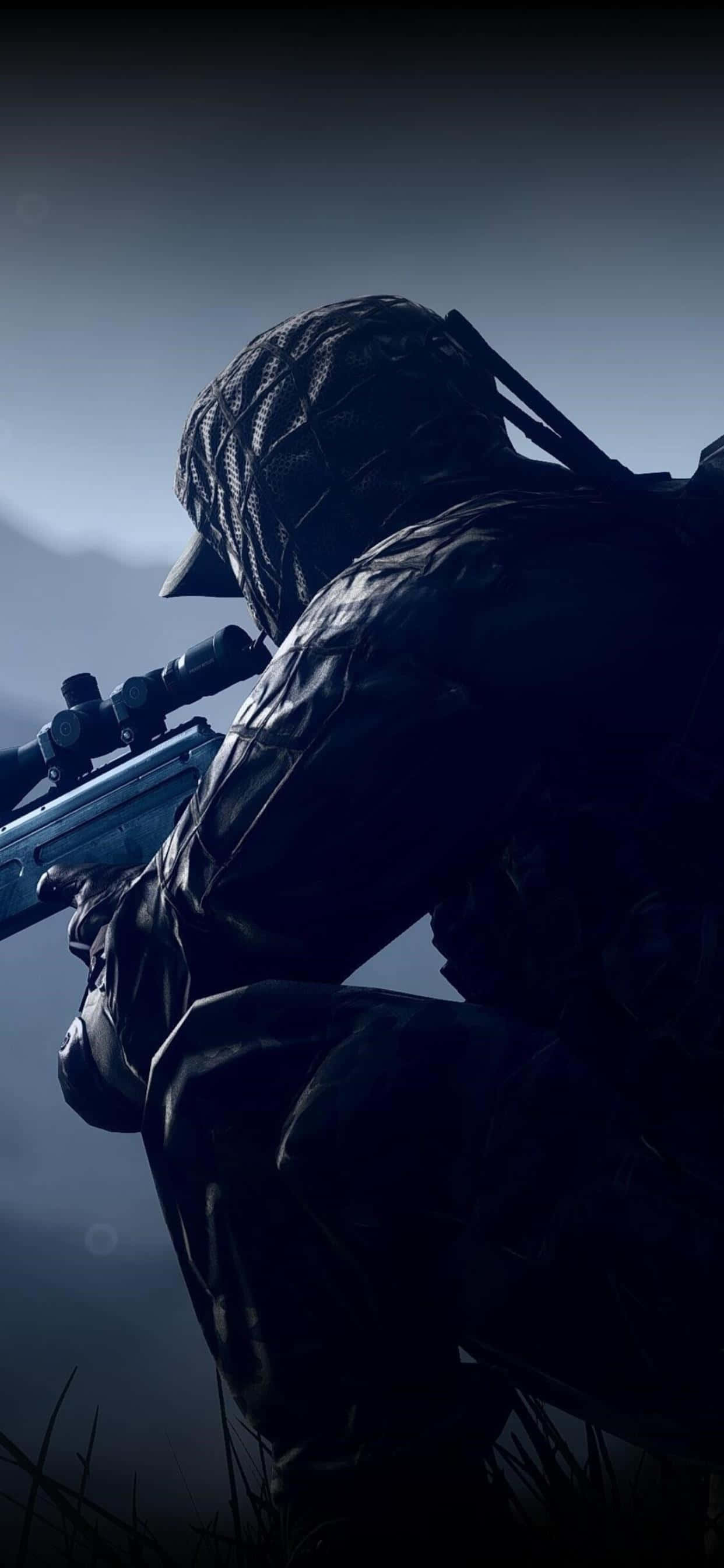 Pambana na Wapinzani Wako kwa Staili na iPhone Xs Max Battlefield 4 Picha ya Ukuta