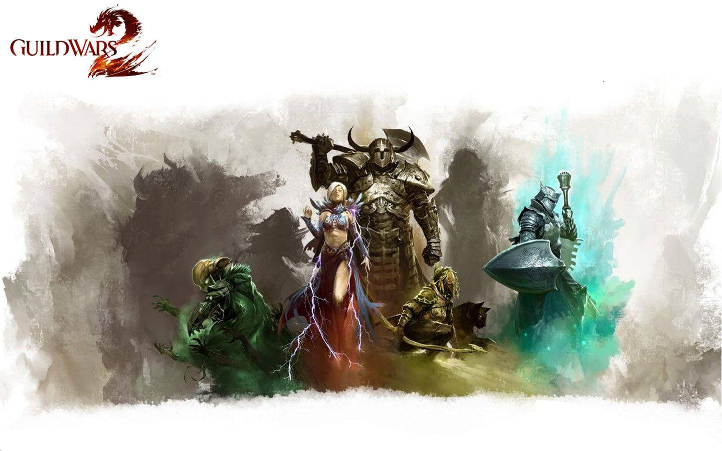 Pambano la Kijivu la Guild Wars 2 Picha ya Ukuta