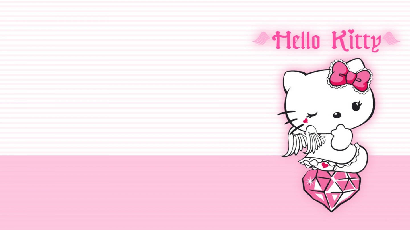 Pambo la Almasi la Hello Kitty Picha ya Ukuta