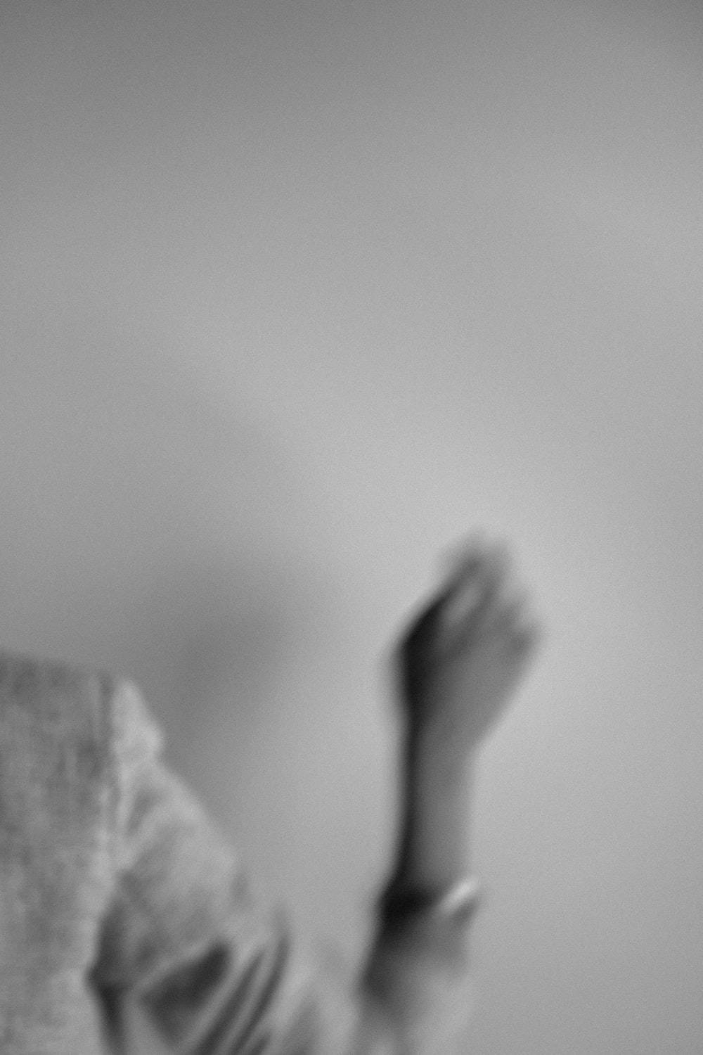 Pambo la Blur Kijivu Mwanga Picha ya Ukuta
