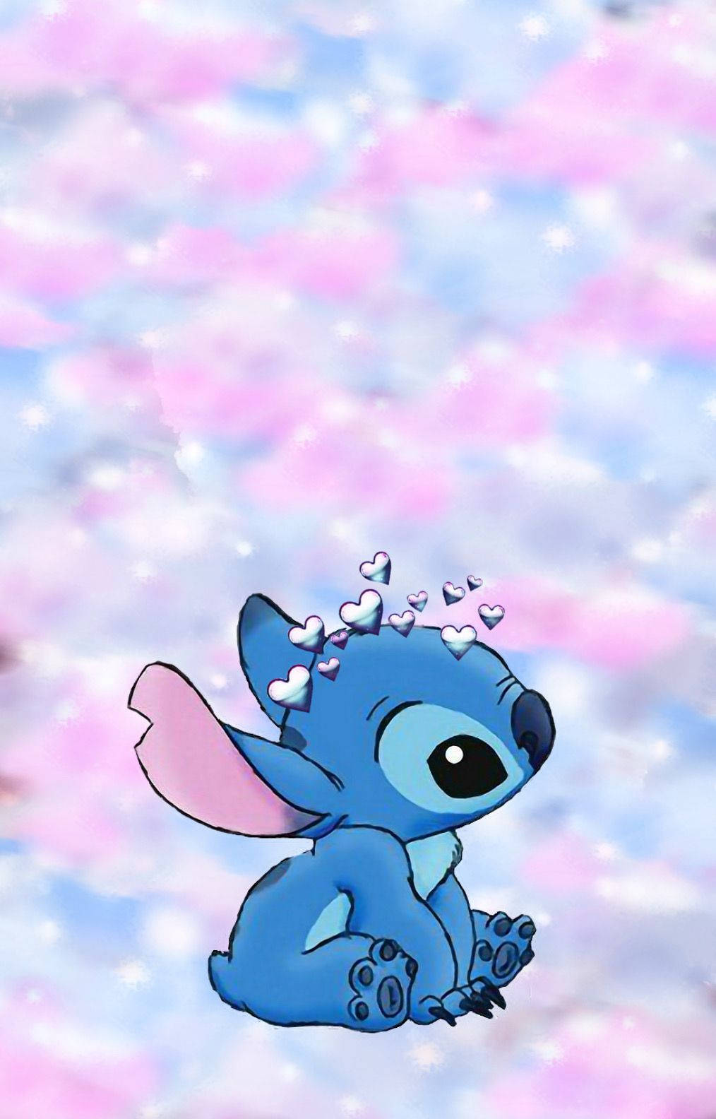 Pambo la Kupendeza la Stitch Wingu la Pamba Sukari Picha ya Ukuta