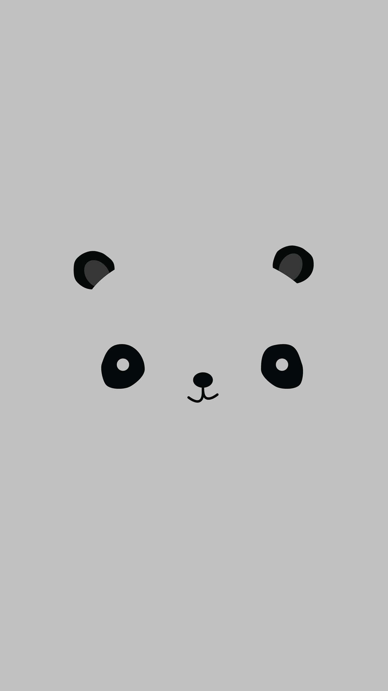 Panda mzuri inayotumia siku yake katika mazingira ya kupendeza Picha ya Ukuta