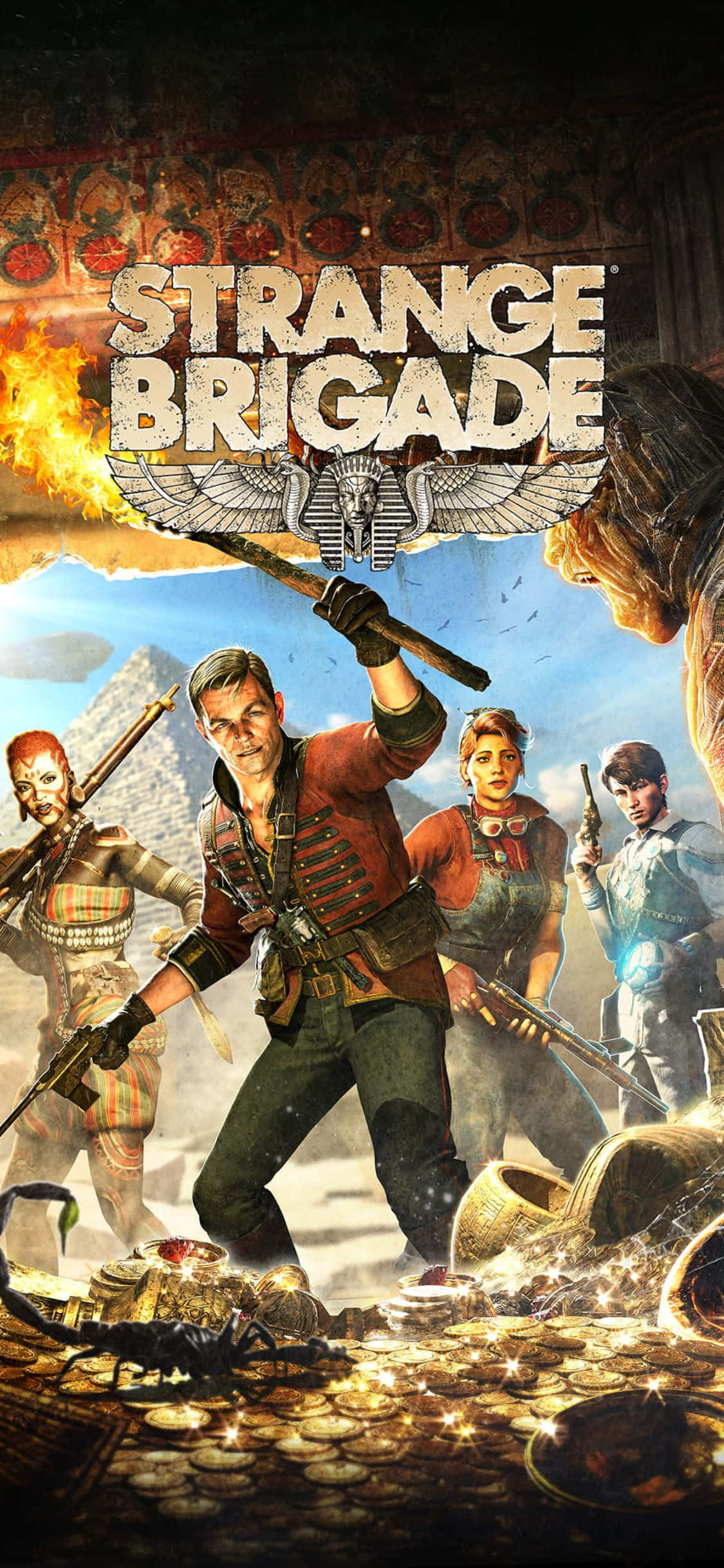 Cave Of Treasures iPhone X Strange Brigade Background Picha ya Ukuta
