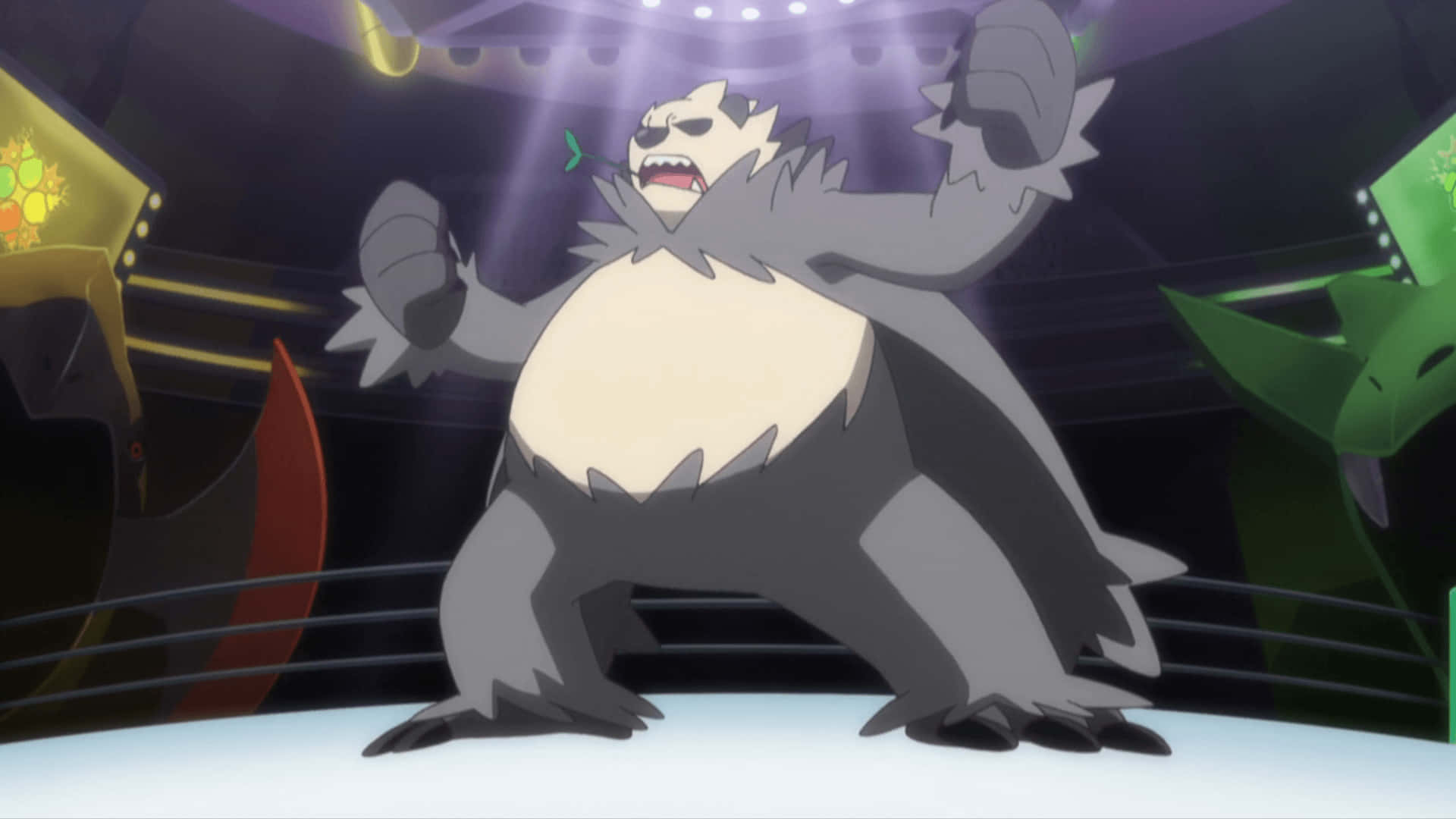 Pangoro Kwenye Uwanja wa Vita Picha ya Ukuta