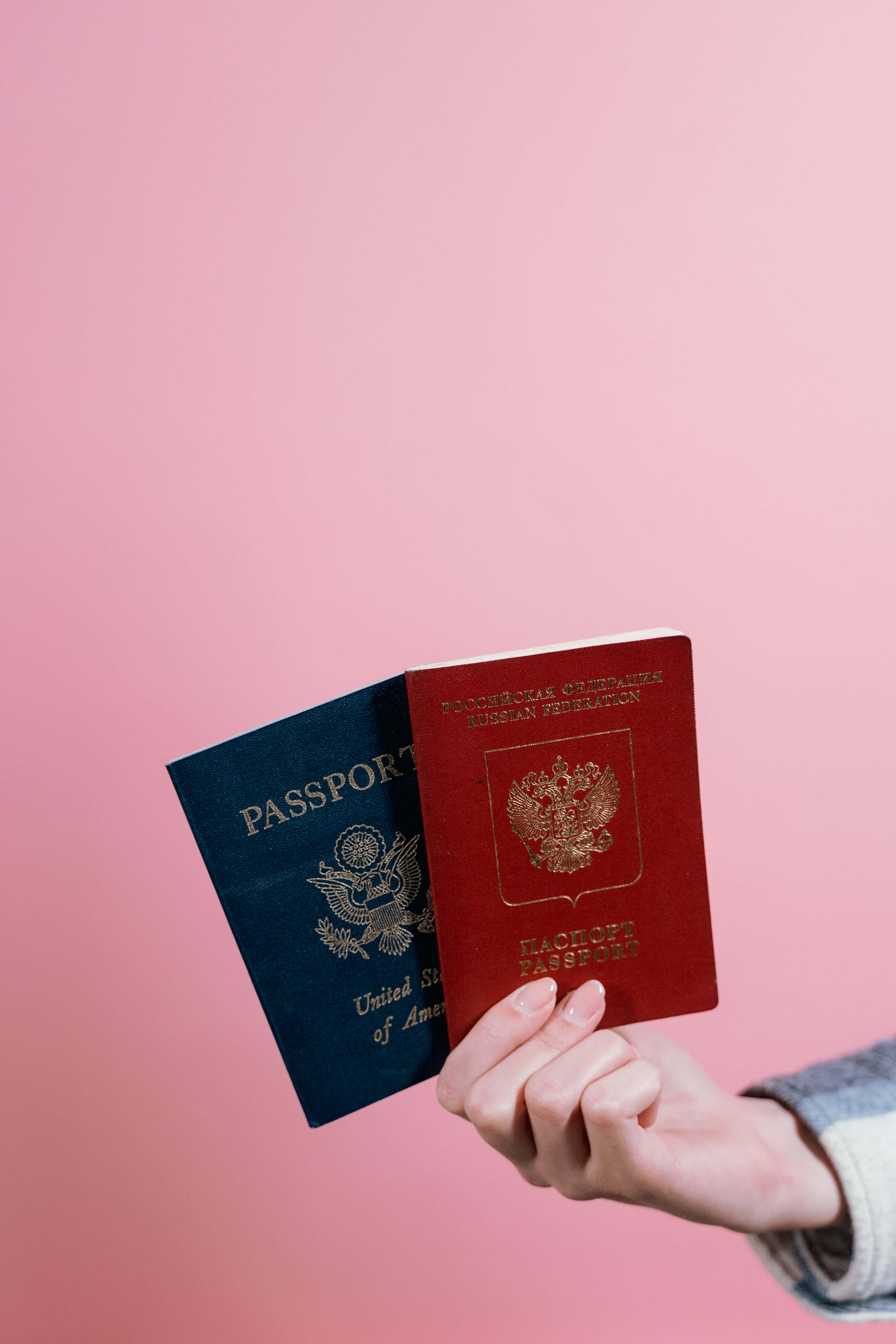 Passport background Picha ya Ukuta