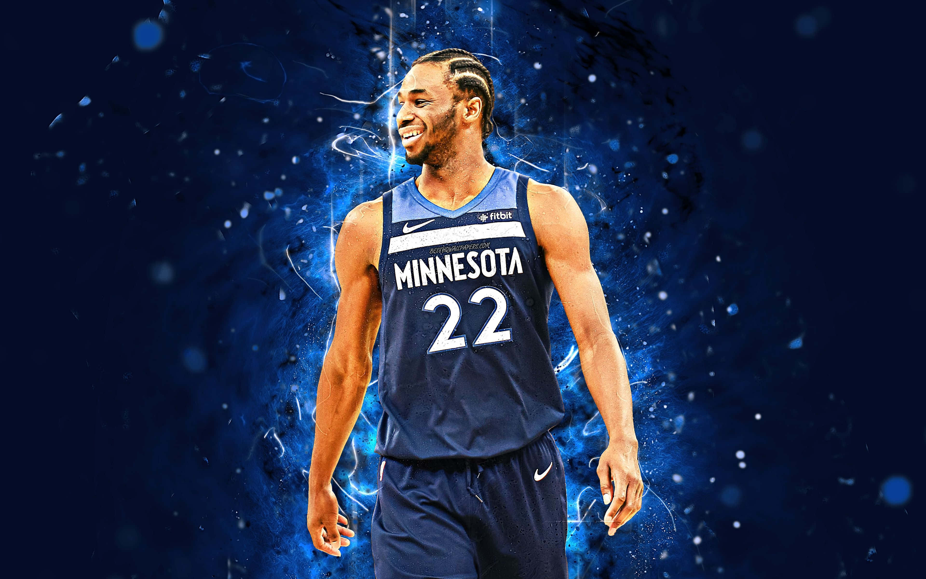 Pata Alama ya Slam Dunk na Mpira wa Kikapu wa 4K Picha ya Ukuta