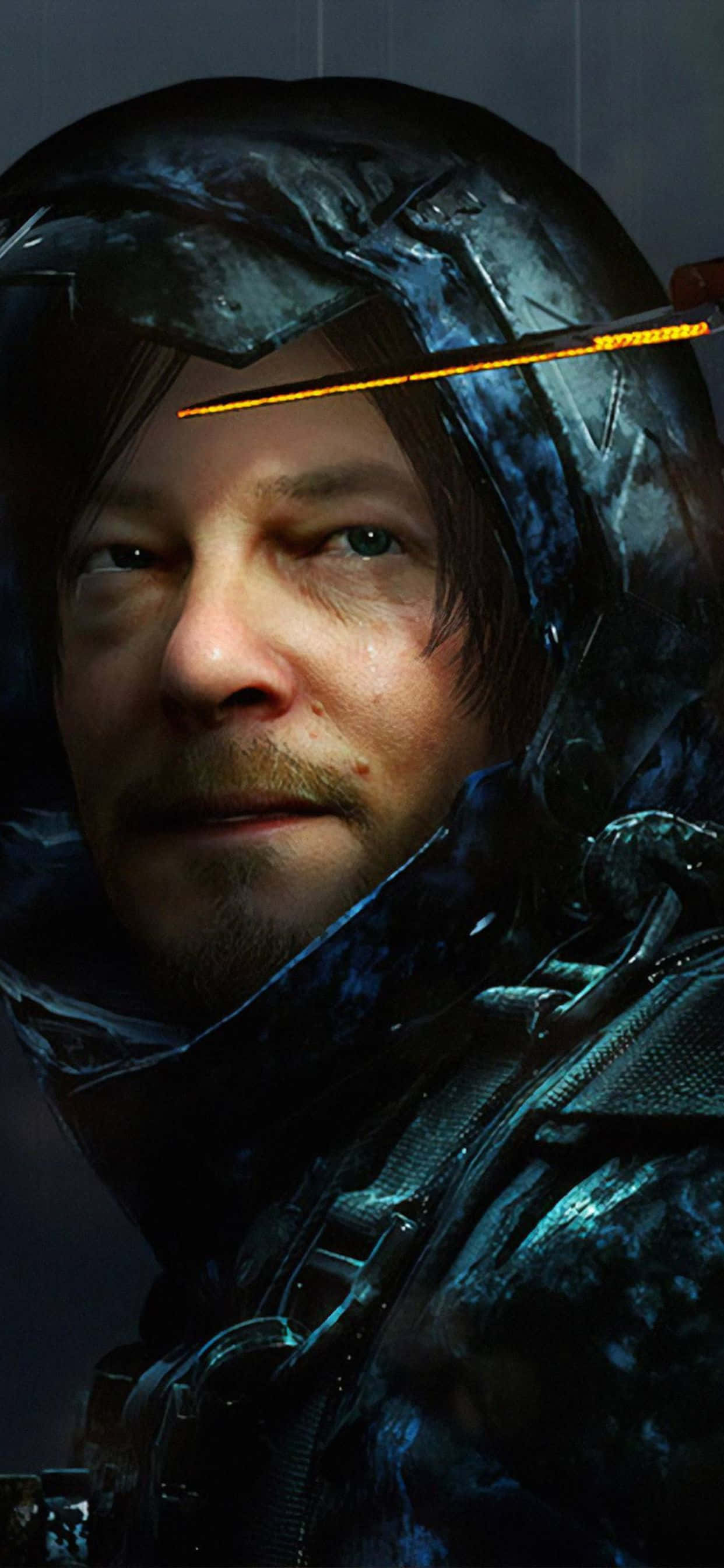 Pata fursa ya kusafiri katika ulimwengu wa kupendeza wa Death Stranding na iPhone Xs Max Picha ya Ukuta