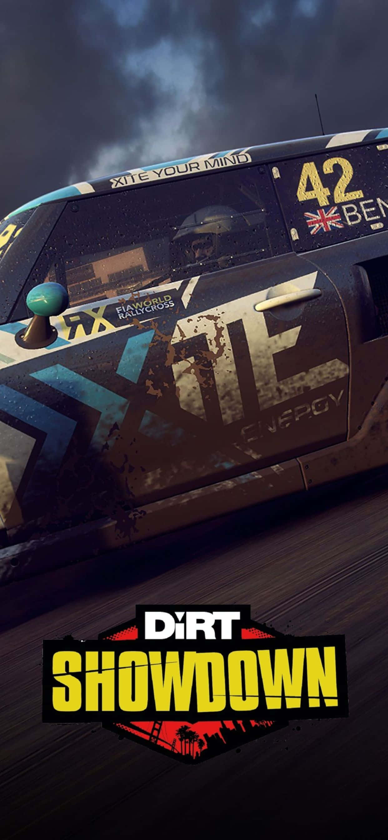 Pata safari ya Dirt Showdown ya mwisho na iPhone Xs Max Picha ya Ukuta