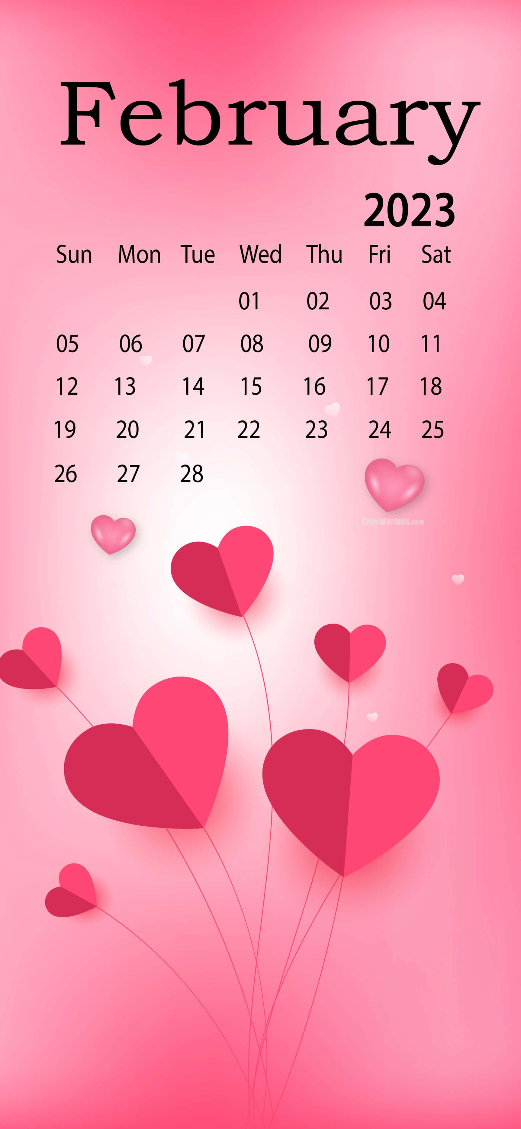 Get Organized for February with This Colorful Calendar Picha ya Ukuta
