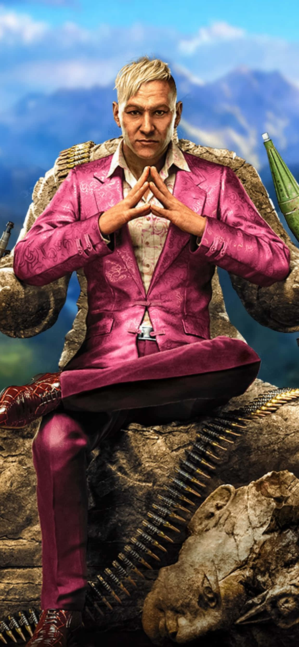 Pata Ujuzi wa Dunia Mpya na iPhone Xs Max na Far Cry 4 Picha ya Ukuta