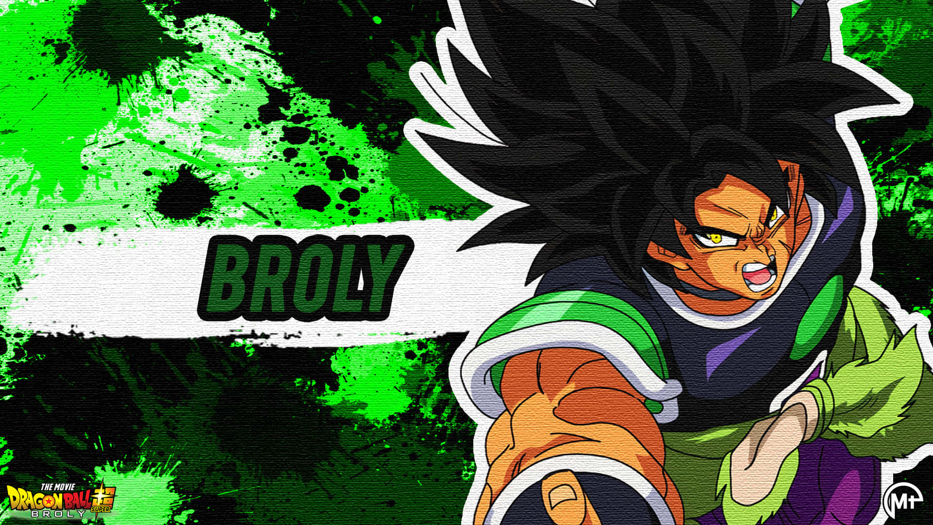 Pata uzoefu wa kurudi kwa Super Saiyan Broly maarufu katika Dragon Ball Super: Broly. Picha ya Ukuta
