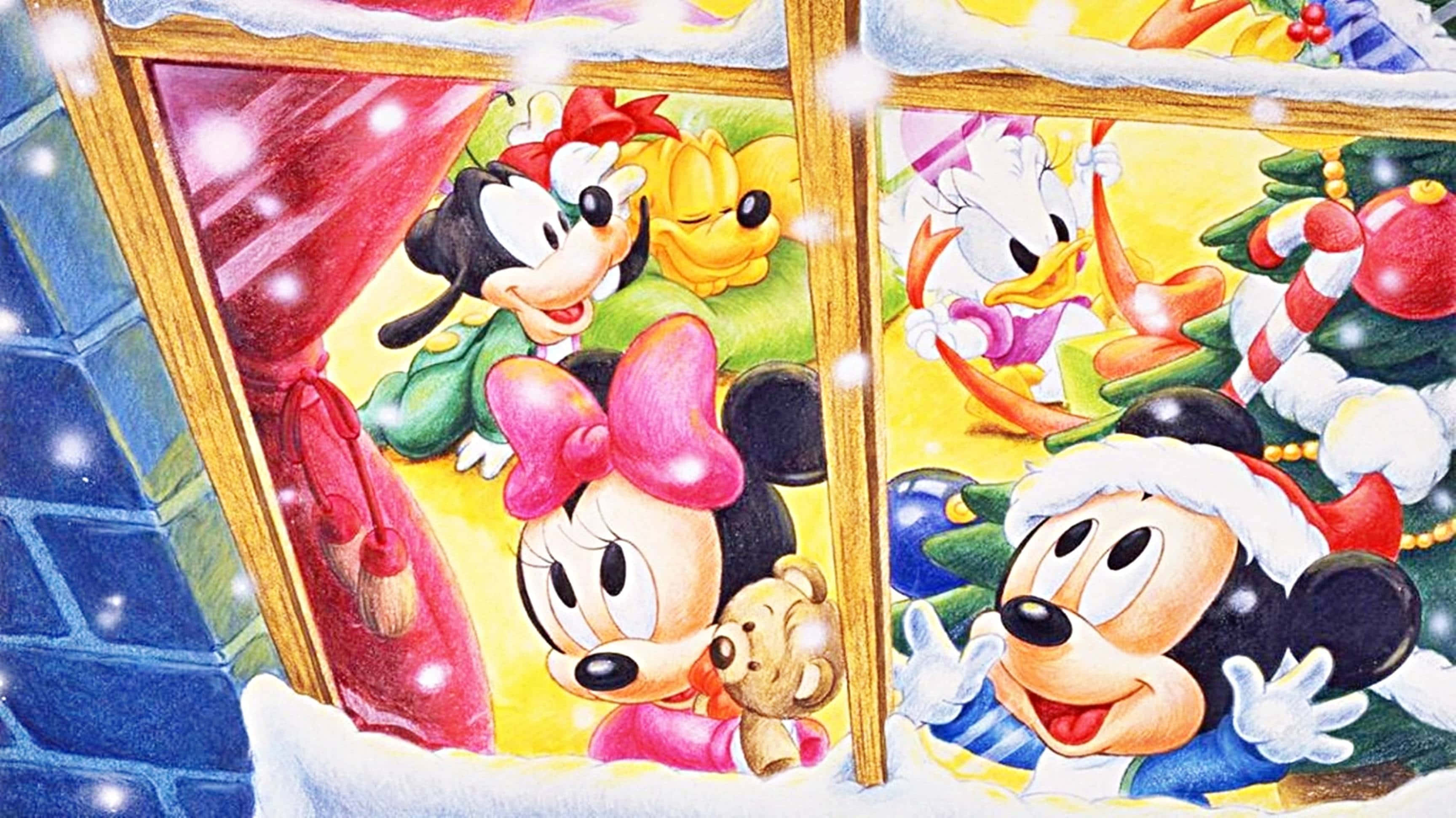 Pata Uzoefu wa Uchawi wa Krismasi ya Disney! Picha ya Ukuta
