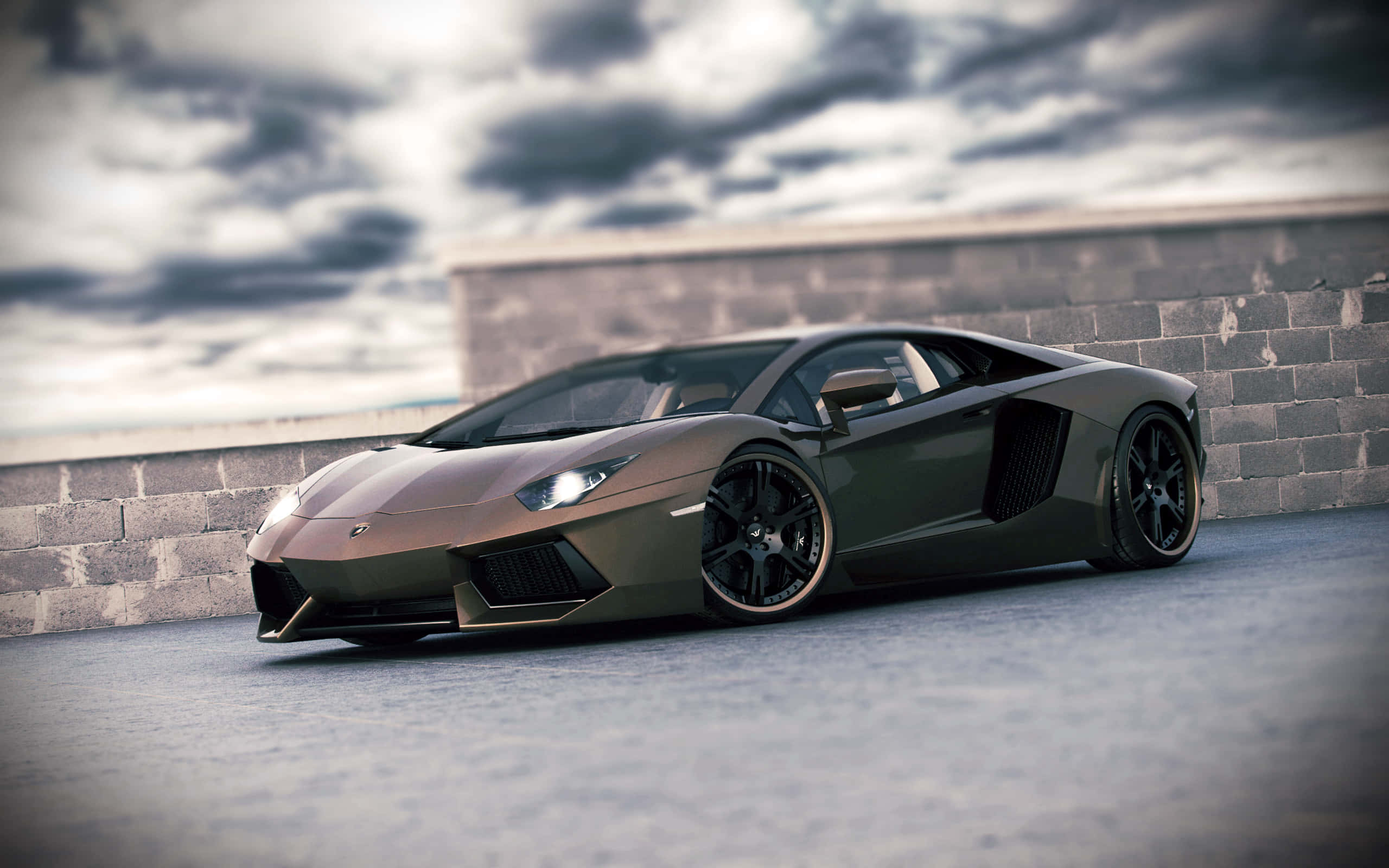 Pata uzoefu wa utendaji wa kiwango cha juu na Lamborghini Picha ya Ukuta