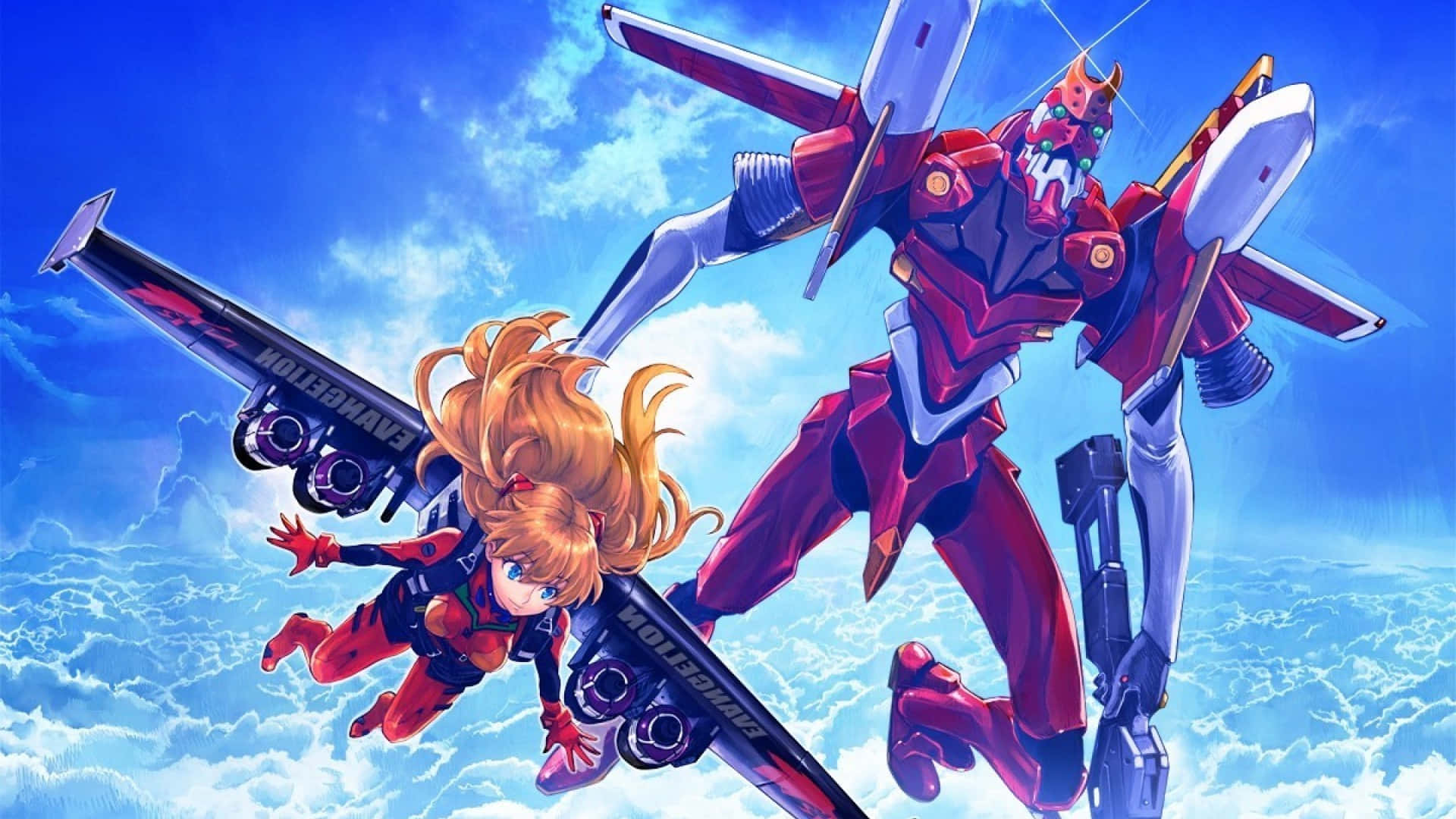 Pata uzoefu wa ulimwengu wa kusisimua wa uchunguzi na ugunduzi katika Neon Genesis Evangelion. Picha ya Ukuta