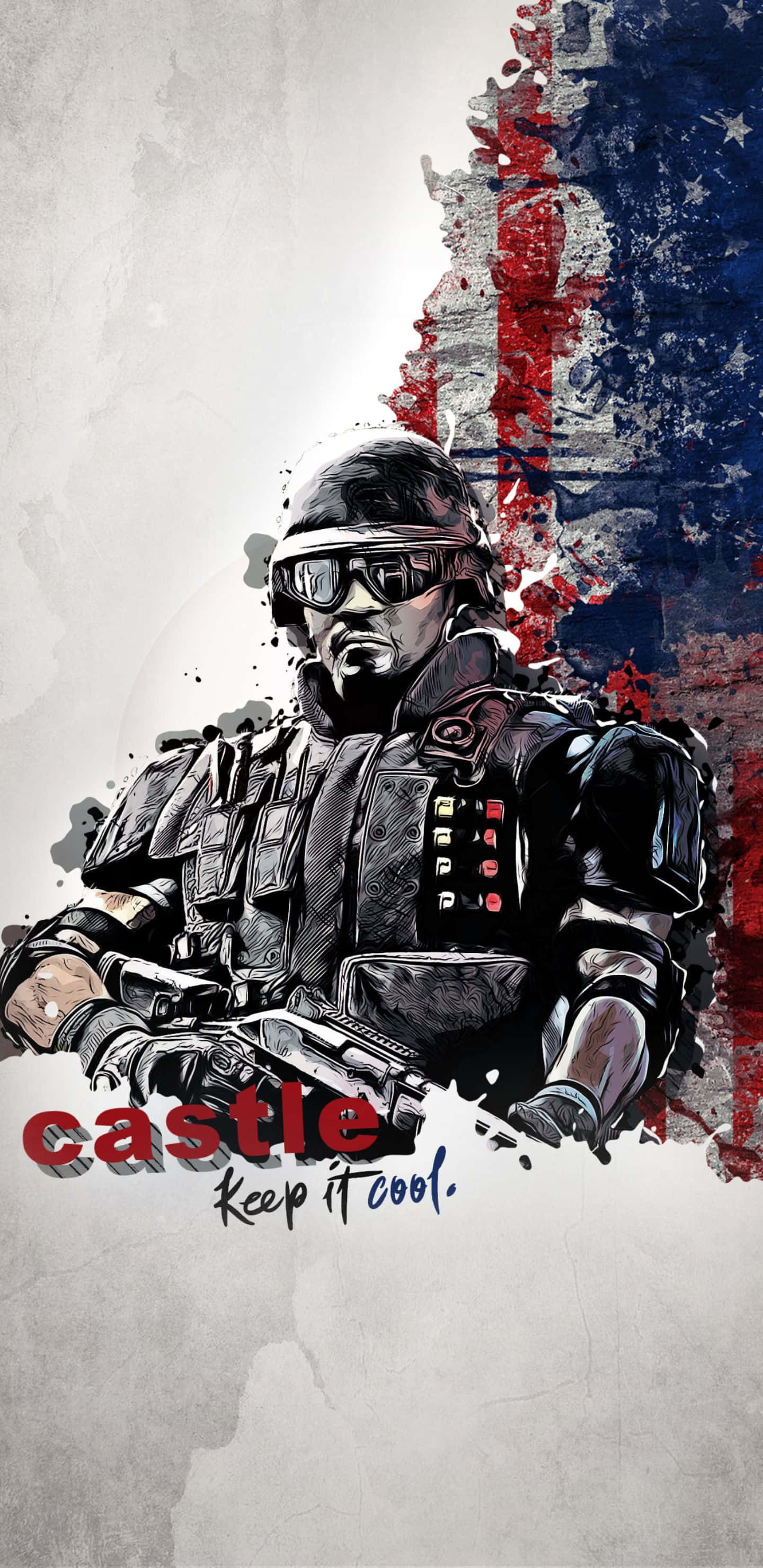 "Pata vita kwa watu wa kusisimua na Rainbow Six Siege kwenye Pixel 3XL" Picha ya Ukuta