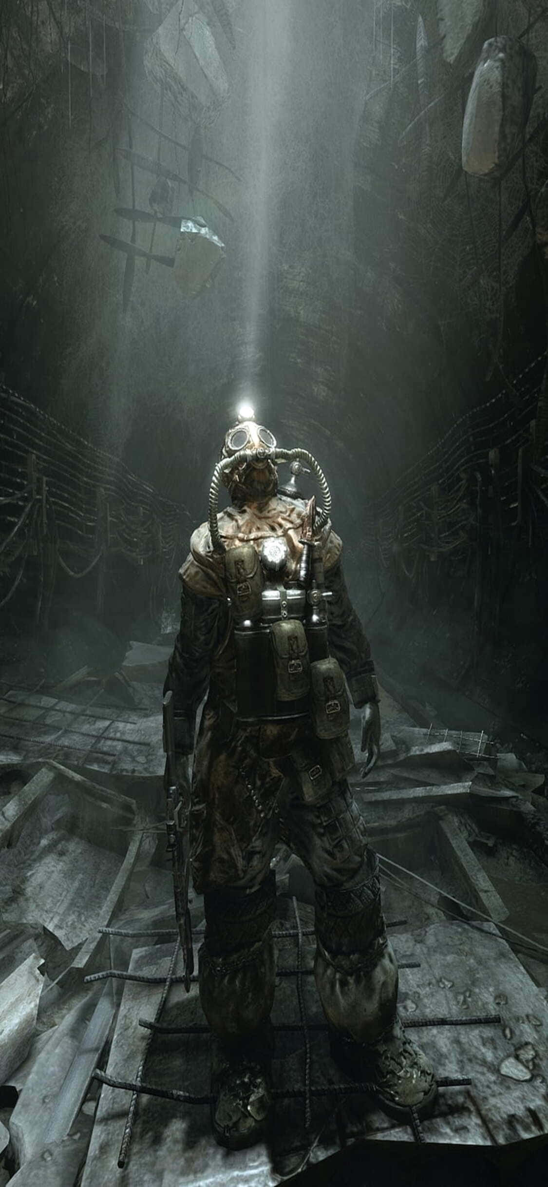 Pavel Morozov iPhone X Metro Last Light Mazingira Picha ya Ukuta