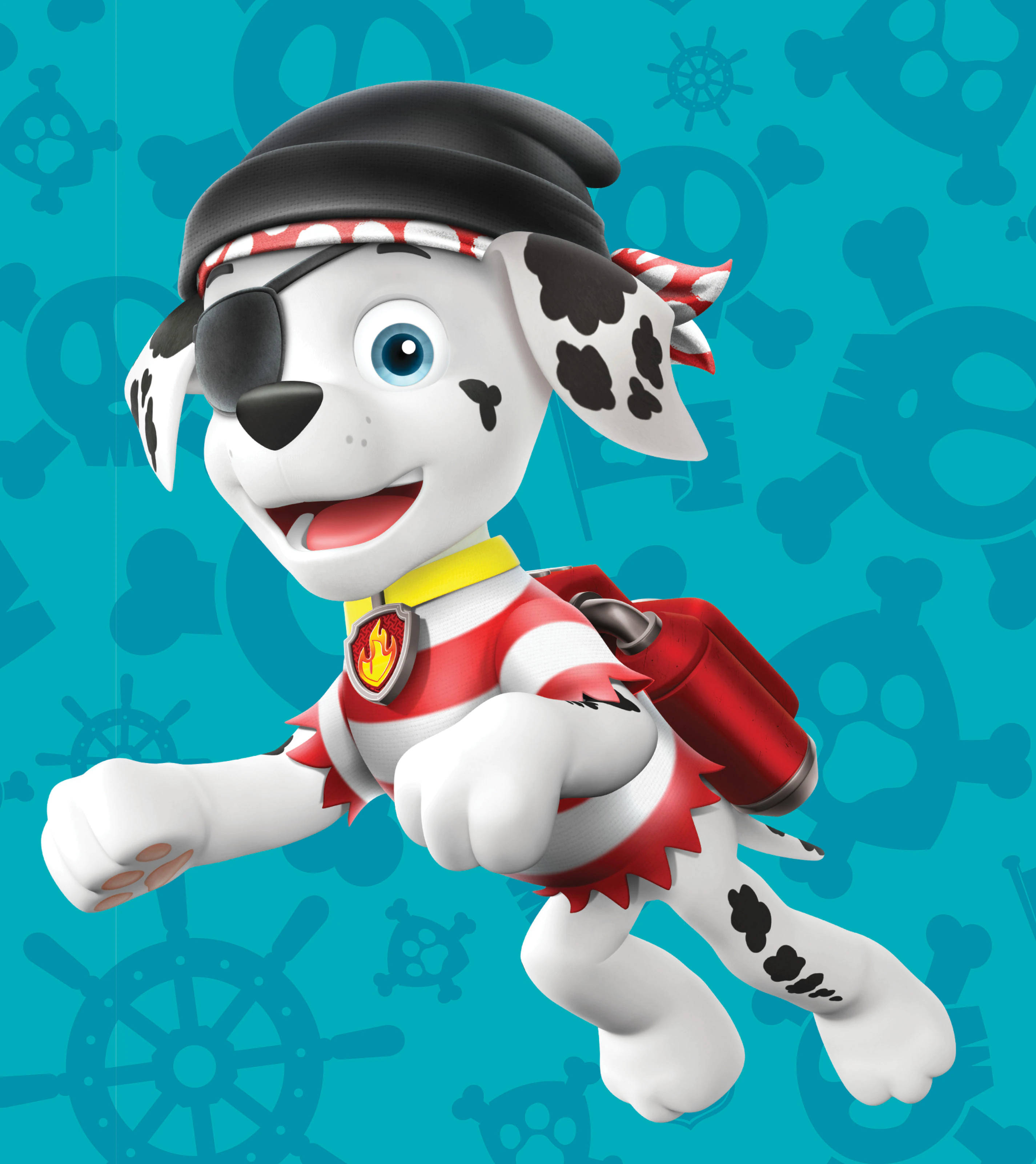Paw Patrol Pirate Marshall Picha ya Ukuta
