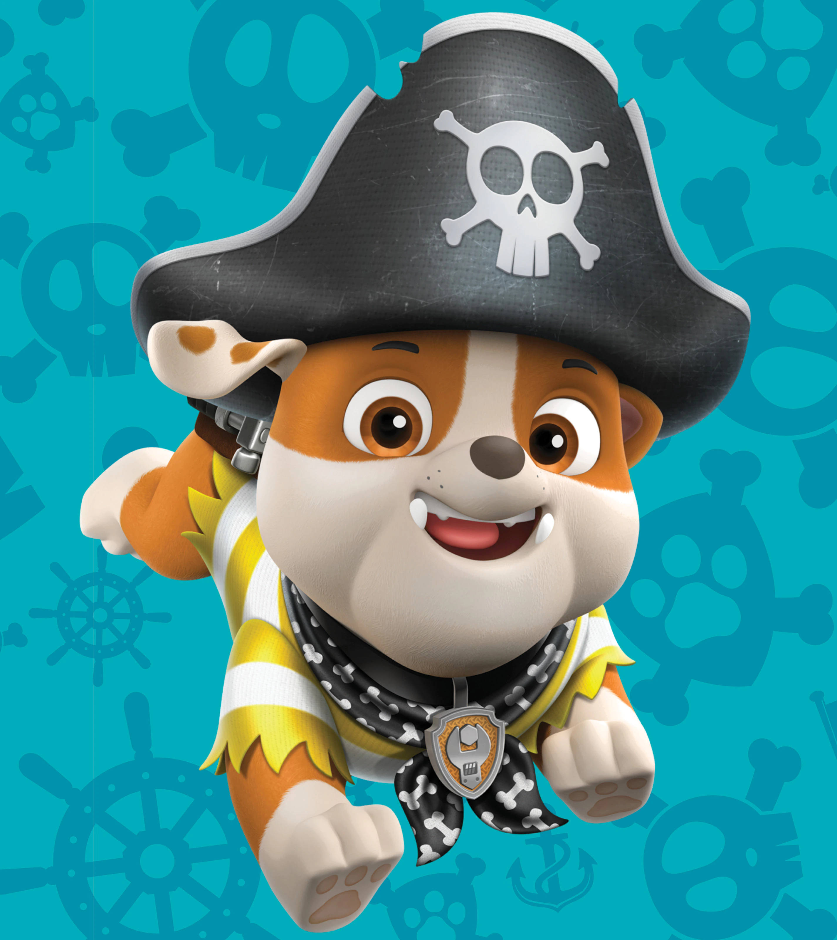 Paw Patrol Pirate Rubble Picha ya Ukuta