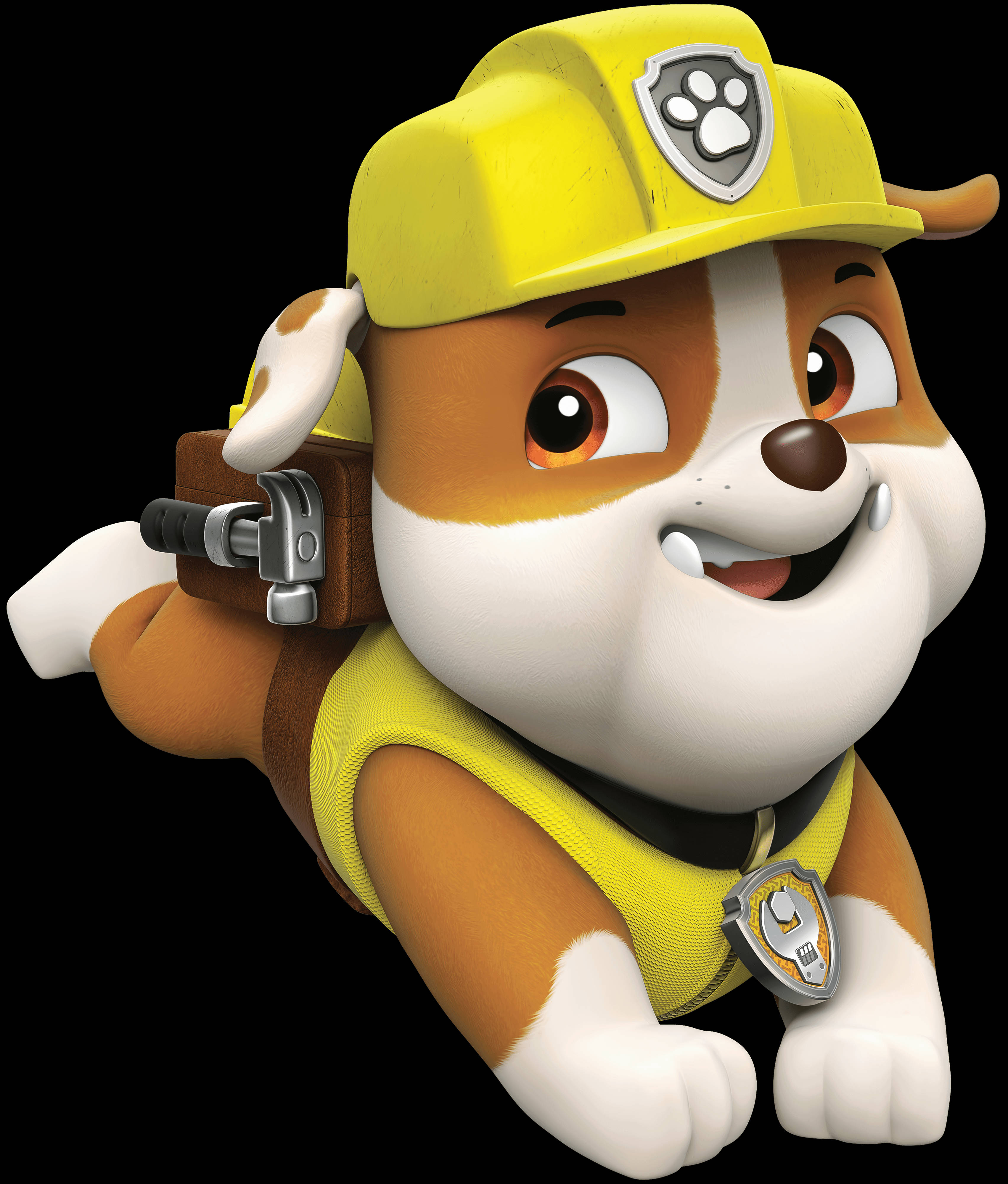 Paw Patrol Rubble With Toolbox Picha ya Ukuta