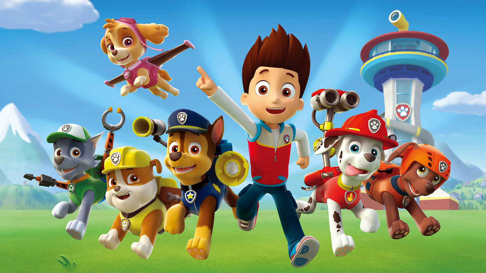 Paw Patrol The Movie Uwekaji Msingi Picha ya Ukuta