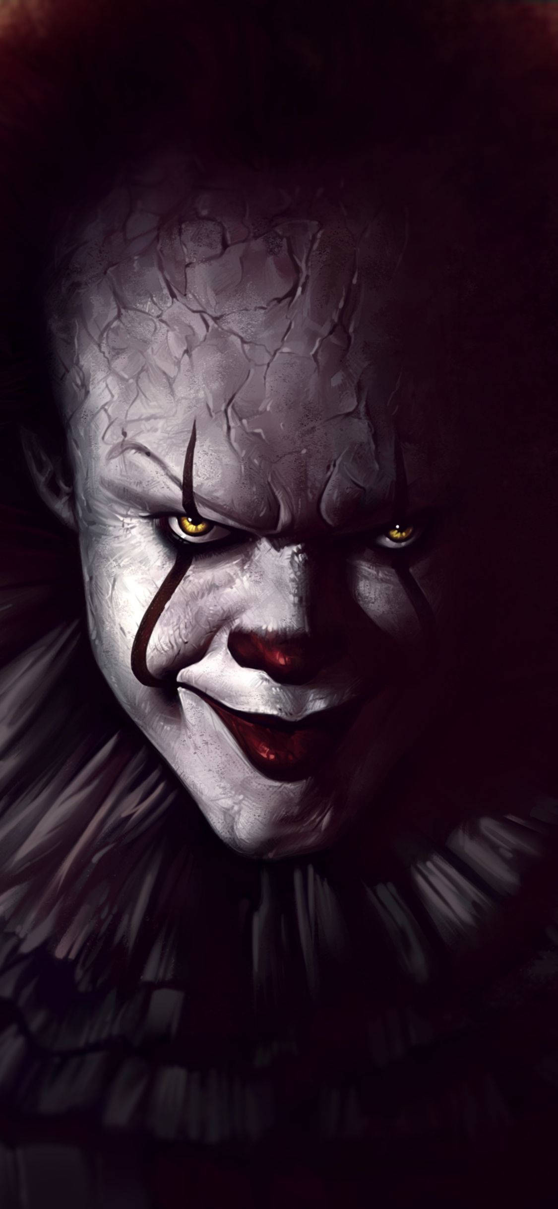 Pennywise wa Kutisha wa 3D Picha ya Ukuta